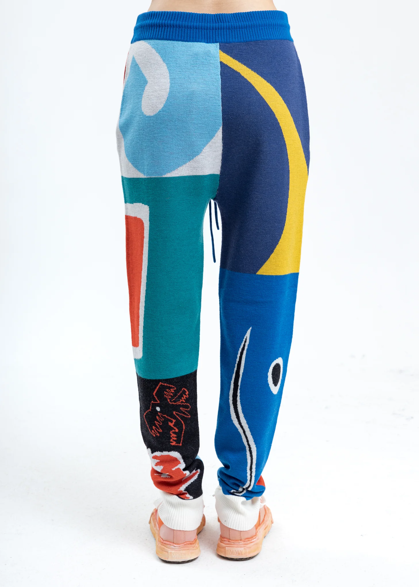 Multicolor Merino Wool Joggers - Image 3