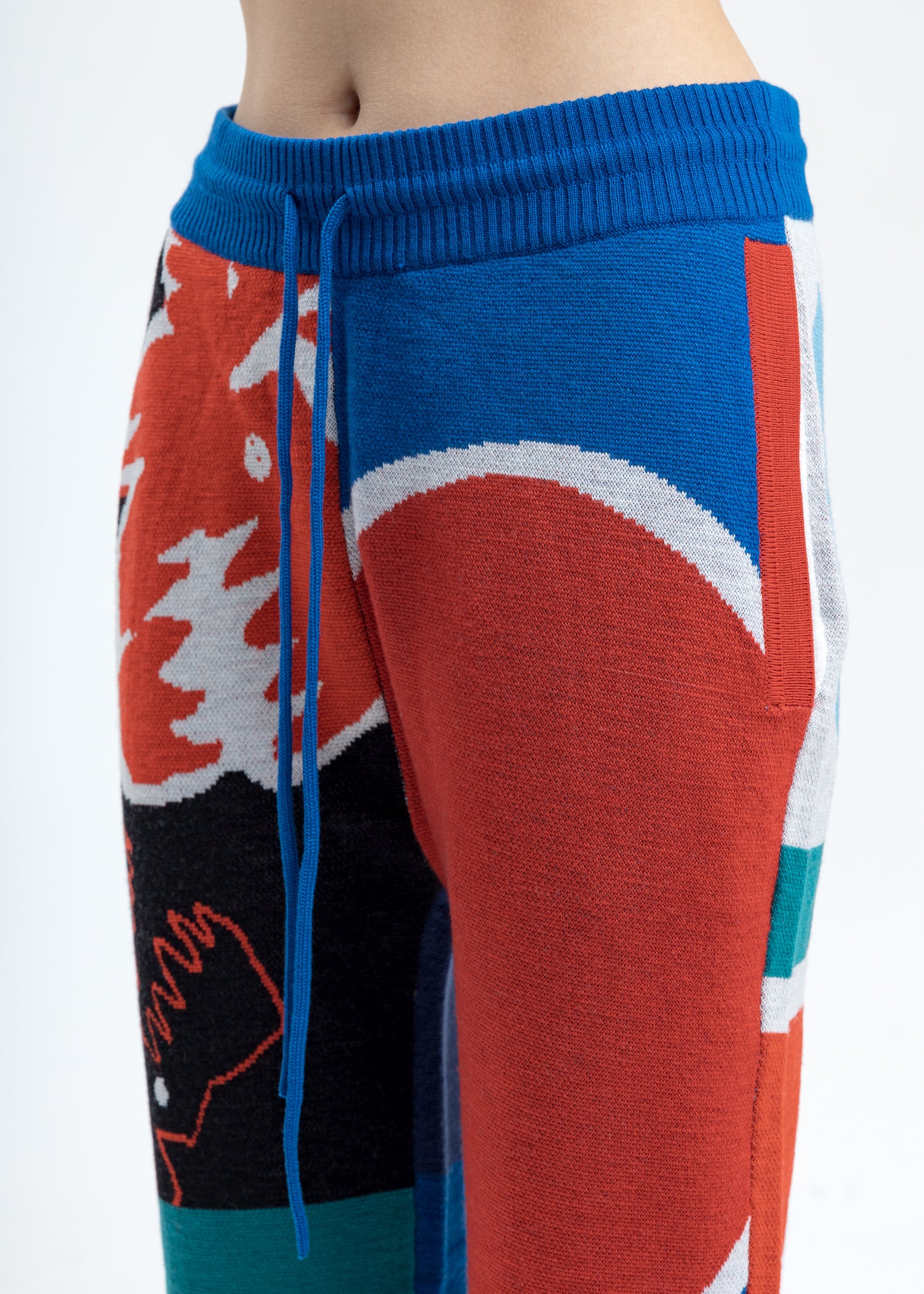 Multicolor Merino Wool Joggers - Image 5
