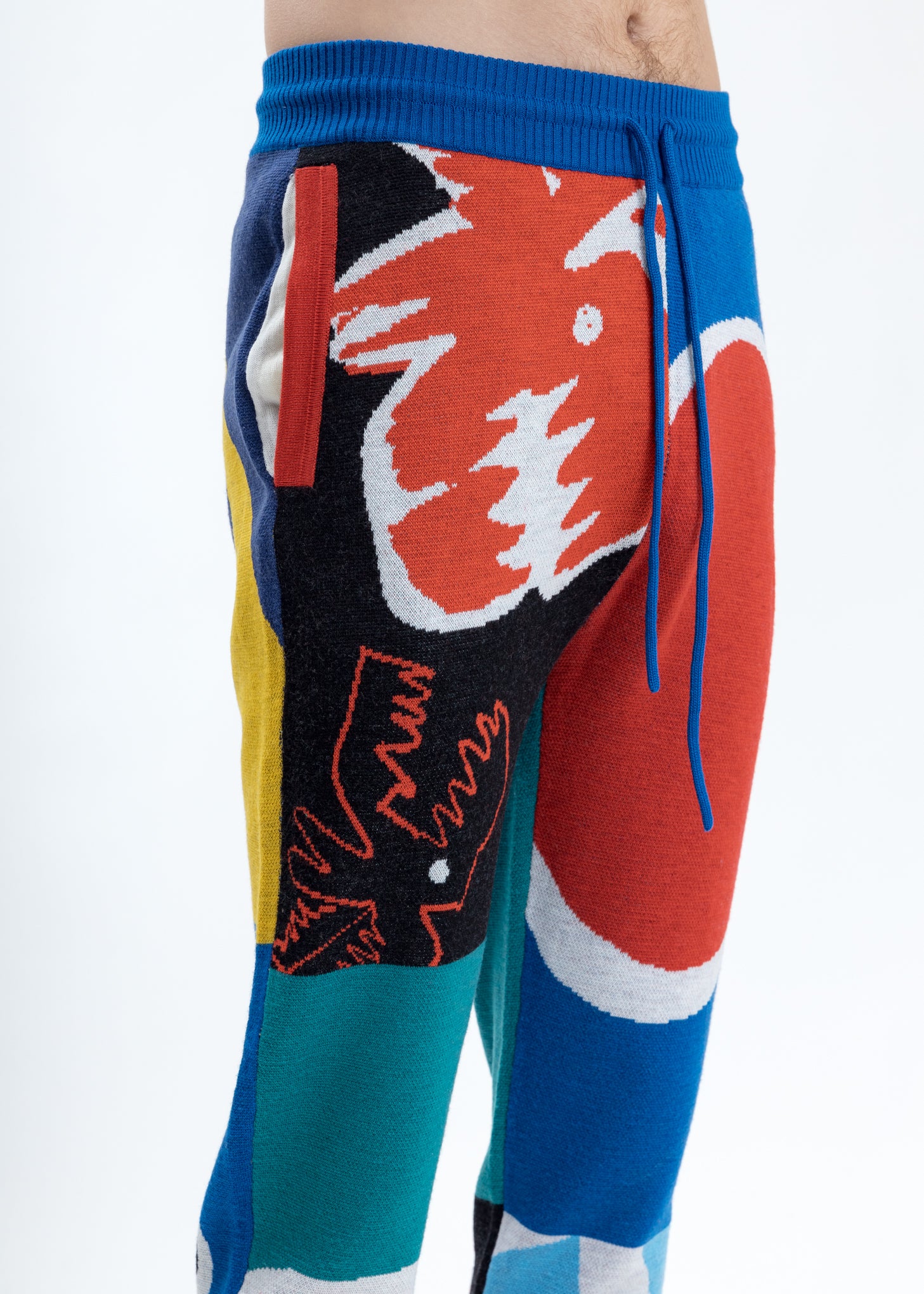 Multicolor Merino Wool Joggers - Image 5