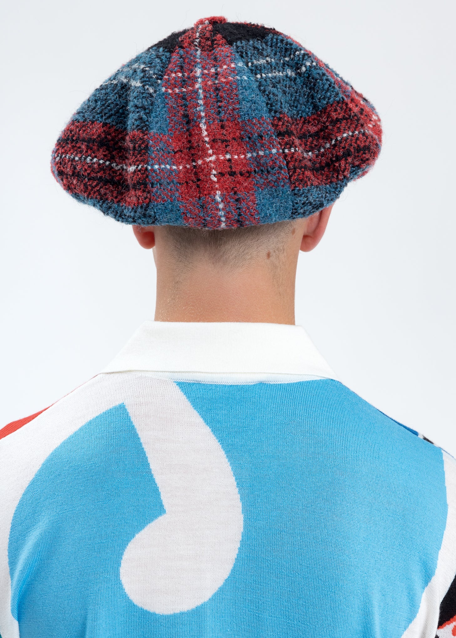 Multicolor Oversized Flat Cap - Image 4
