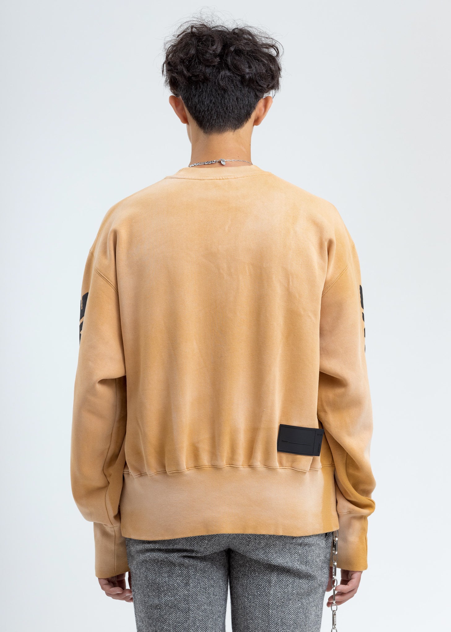 Mustard Multi Logo Sweatshirt - Image 4