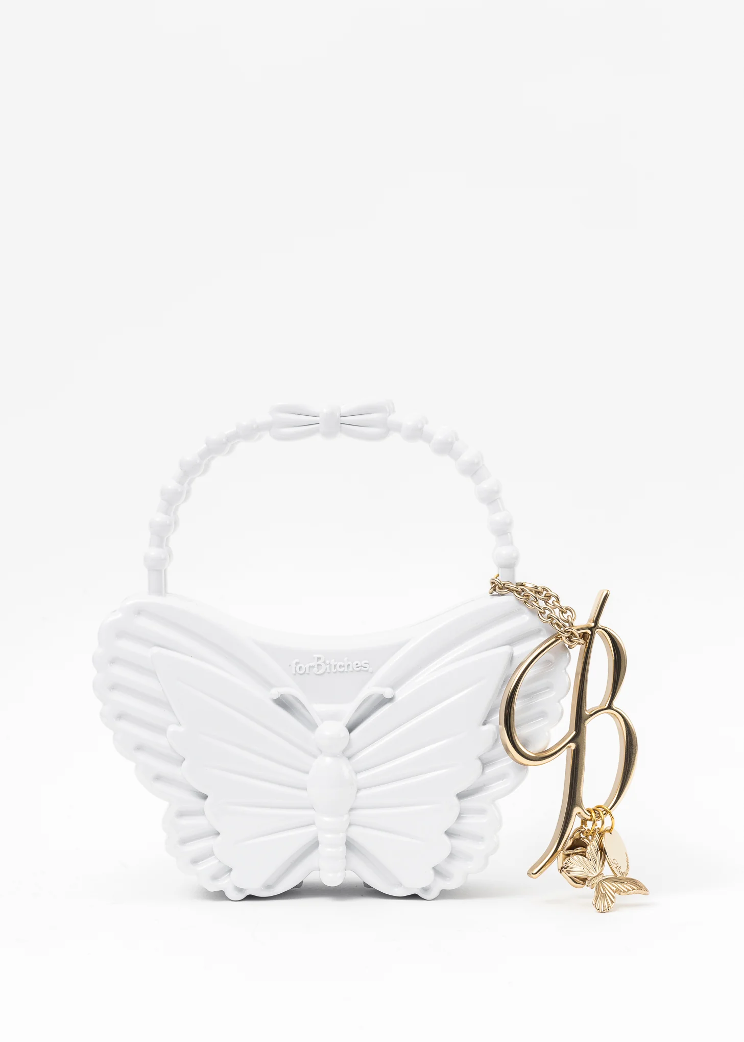 NATURAL WHITEFORBITCHES BAG WITH LOGO - Image 4