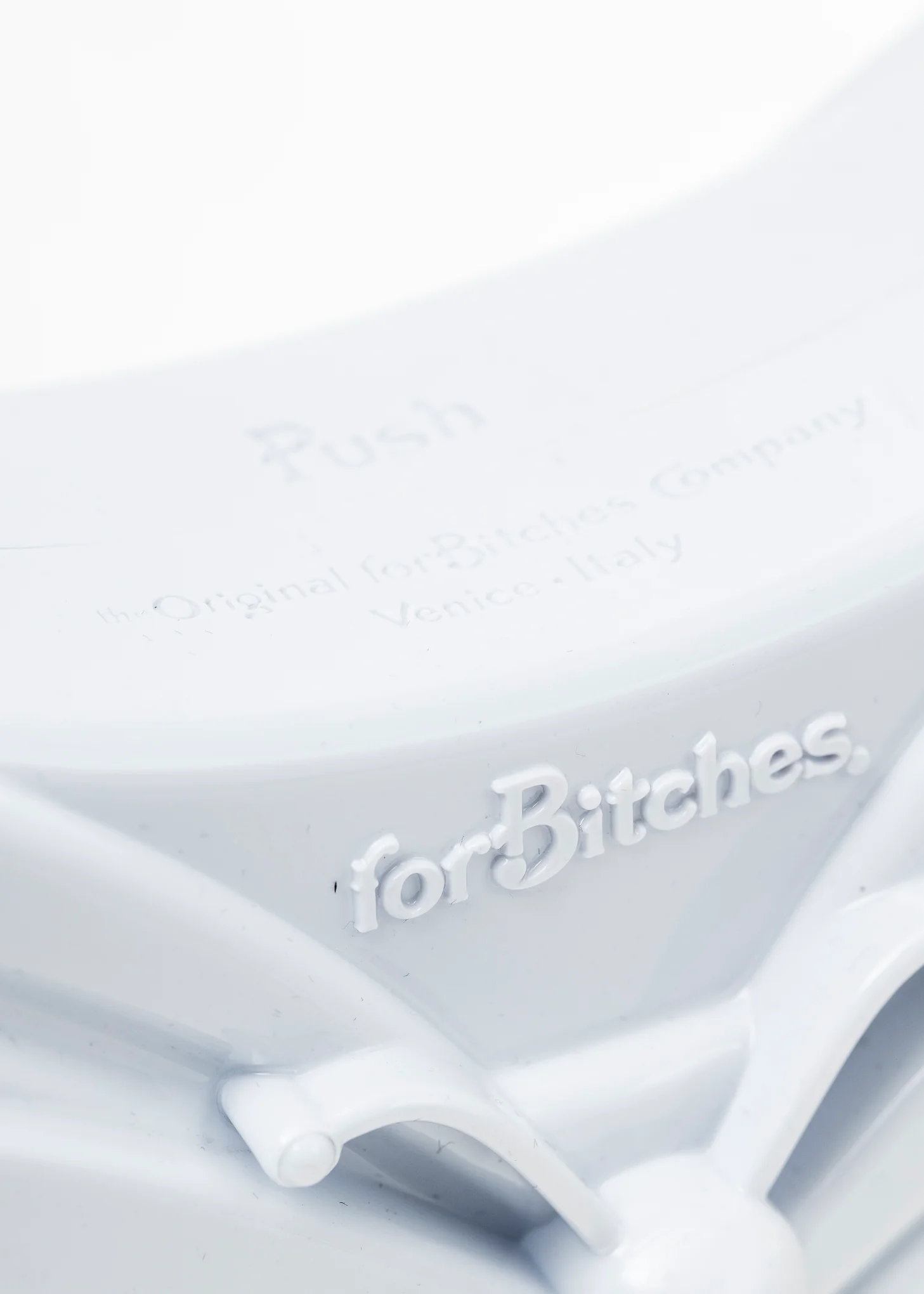NATURAL WHITEFORBITCHES BAG WITH LOGO - Image 8