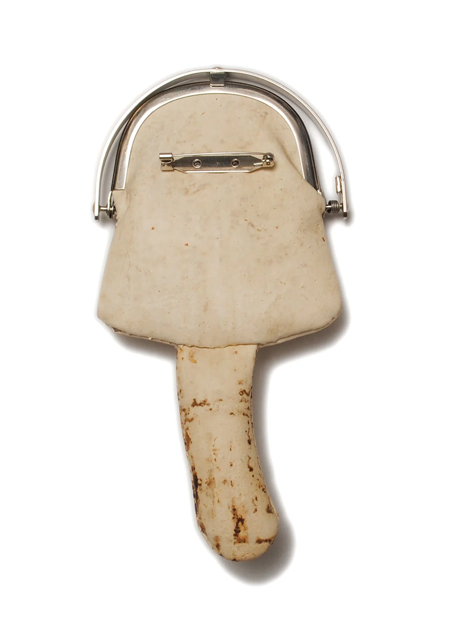 Nature MUSHROOM LEATHER MINI Brooch - Image 5