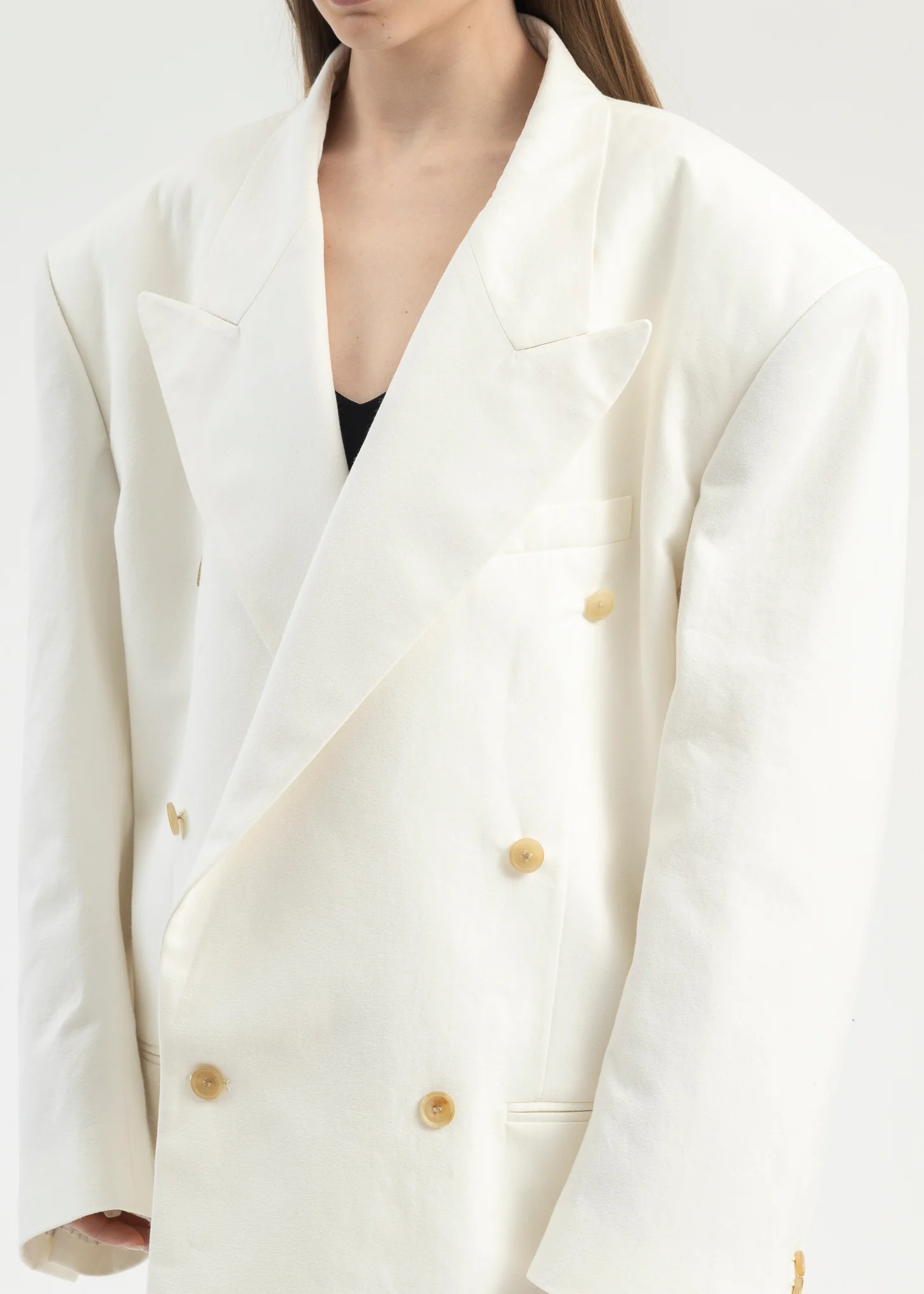 Nature Peaked Lapel Blazer - Image 4