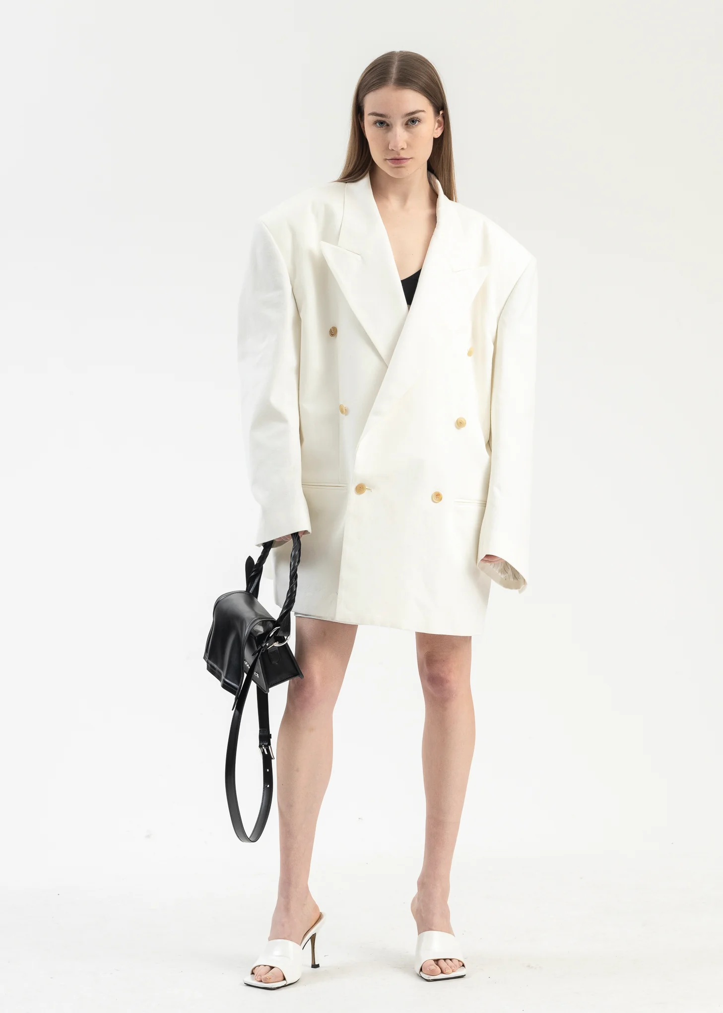 Nature Peaked Lapel Blazer - Image 5