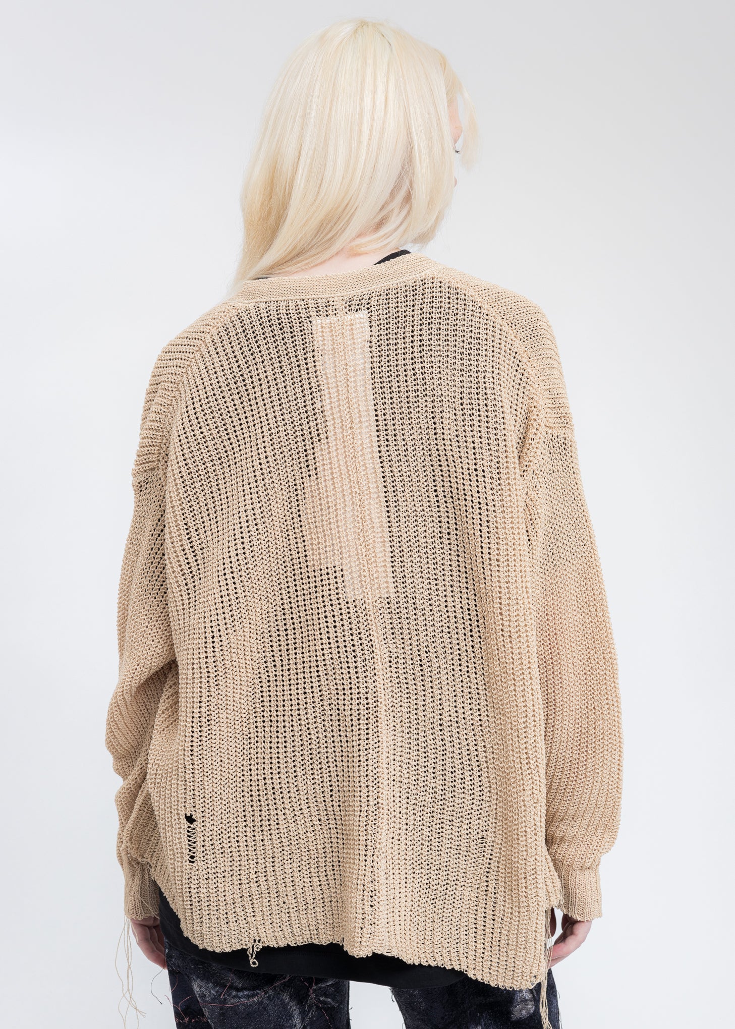Nature WOOD YARN Cardigan - Image 5