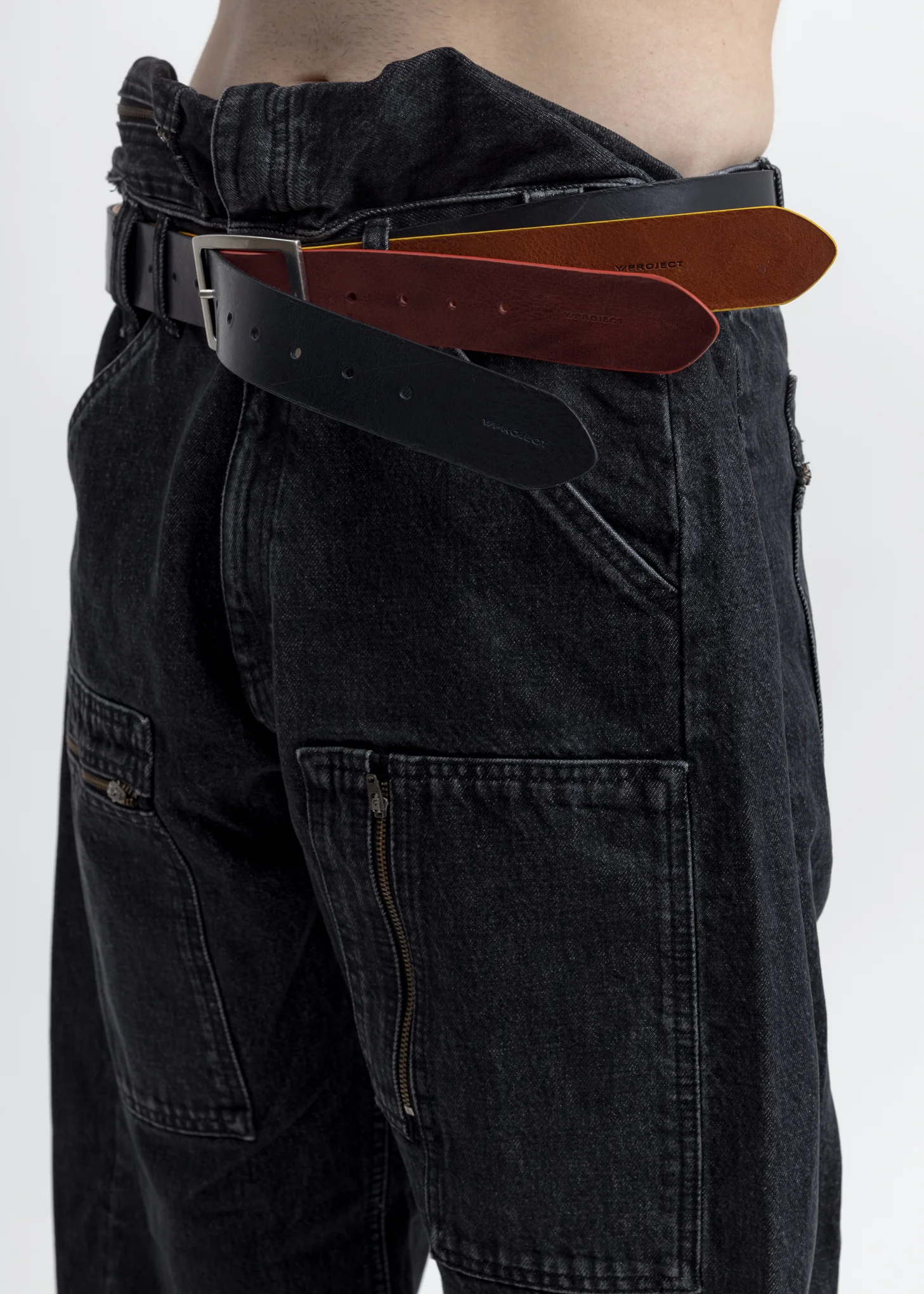 Navy And Bordeaux Card Belt - Image 4