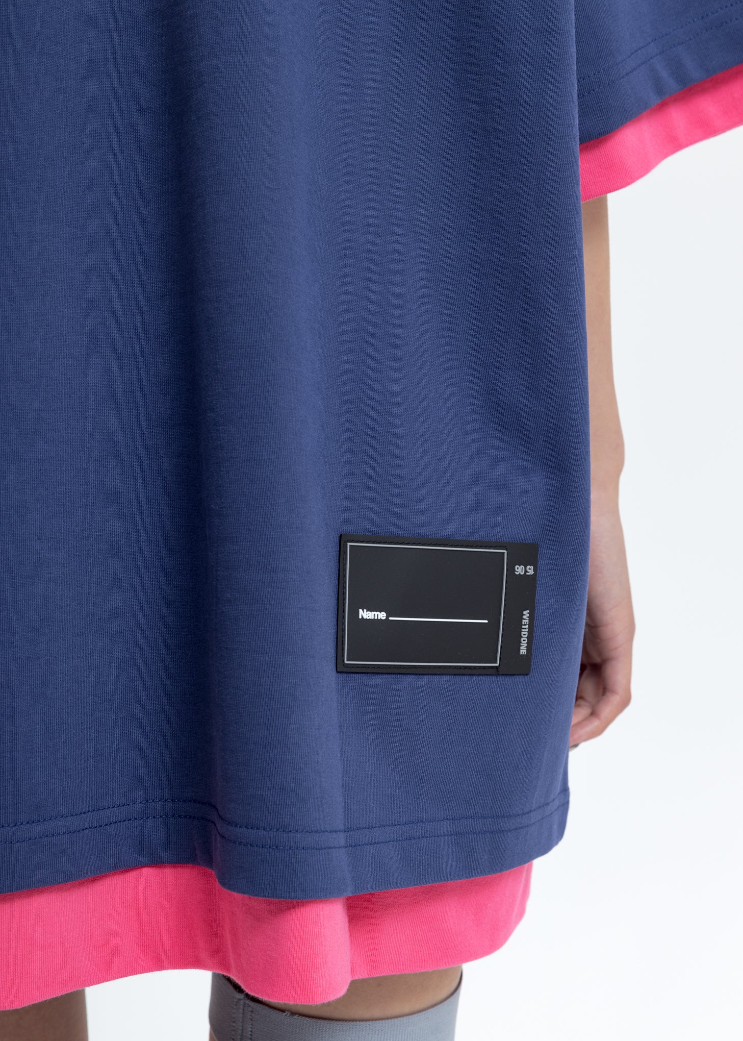 Navy And Pink Reversible Gig T-shirt - Image 5