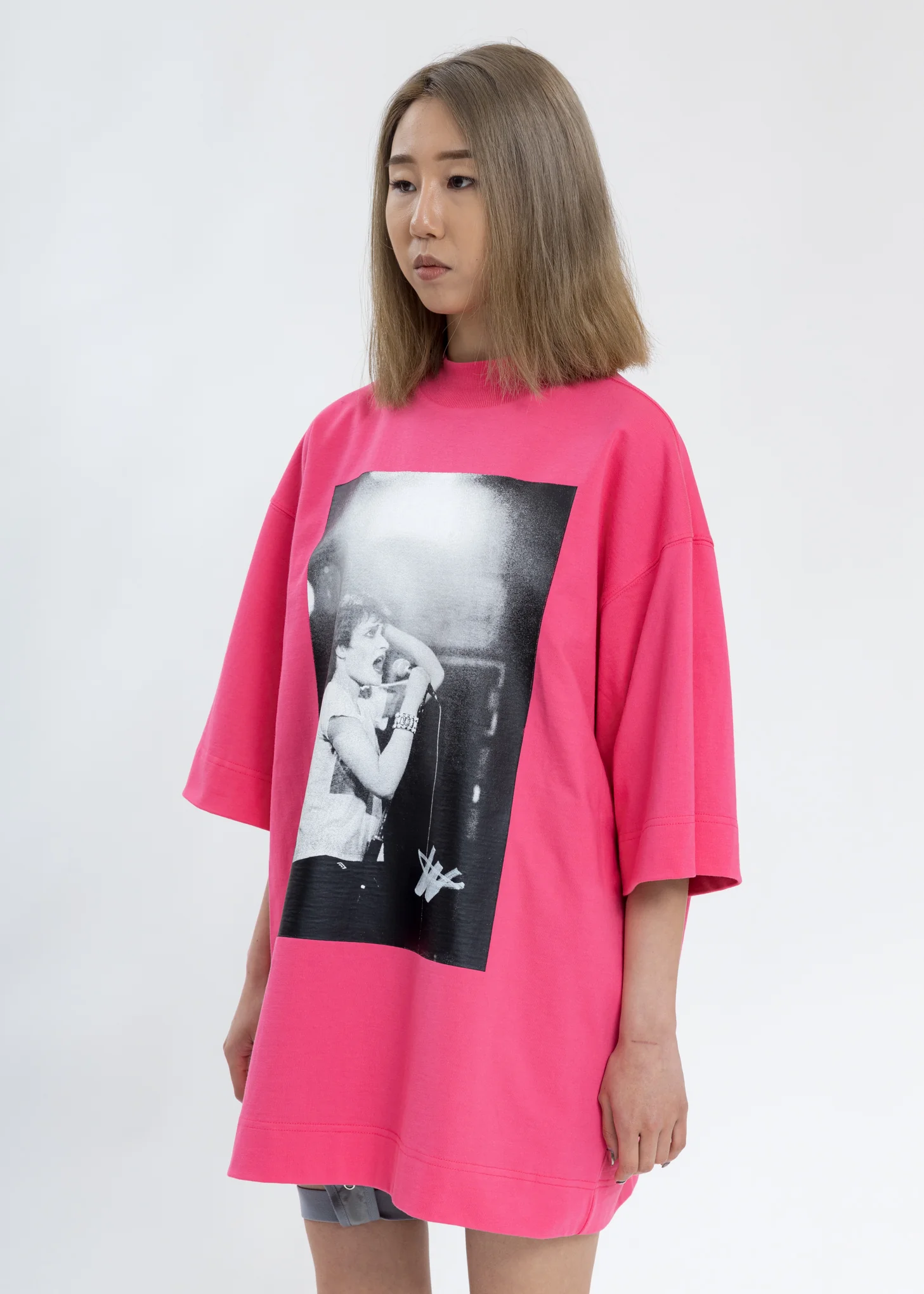 Navy And Pink Reversible Gig T-shirt - Image 8