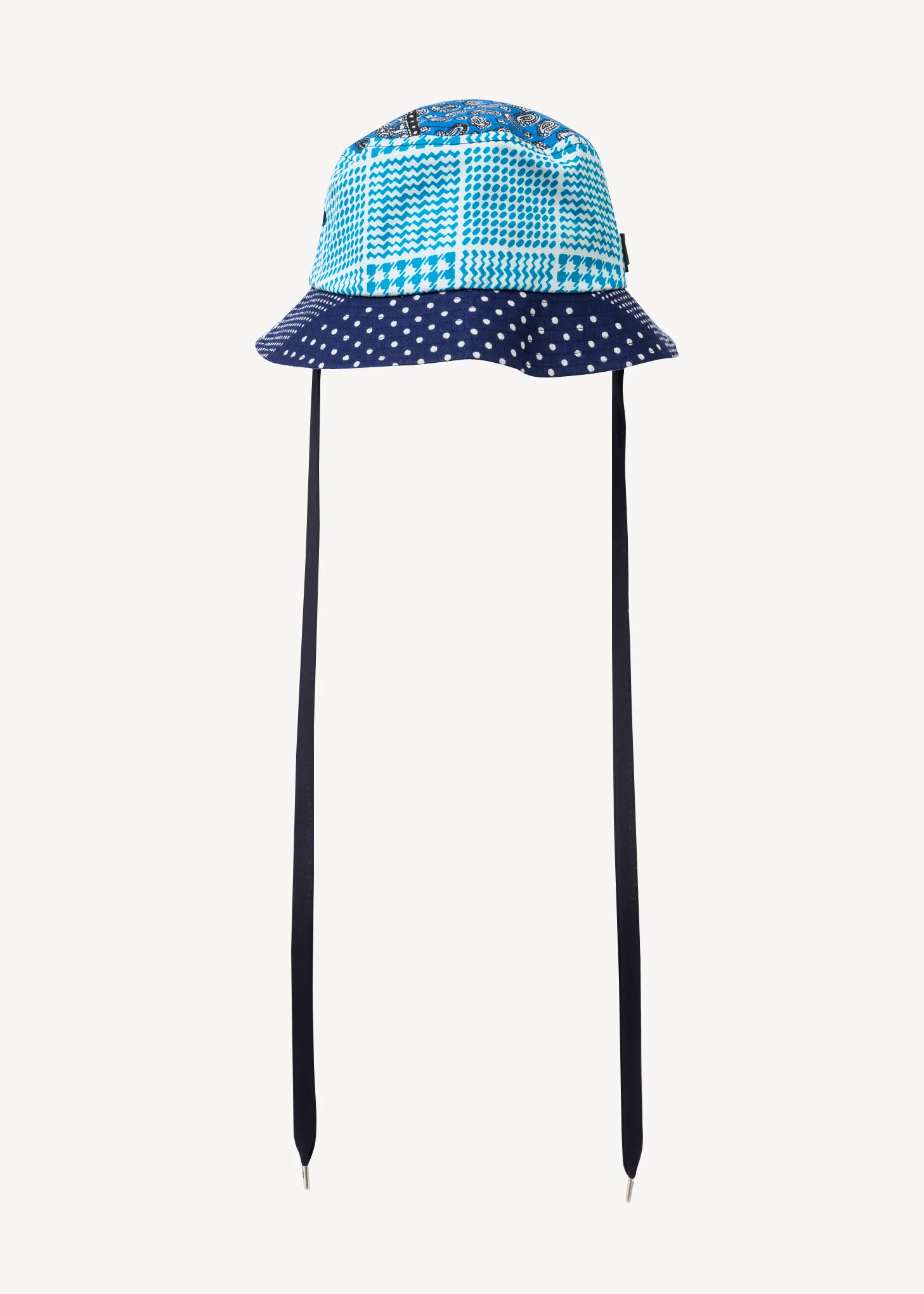 Navy BANDANA BUCKET HAT - Image 2