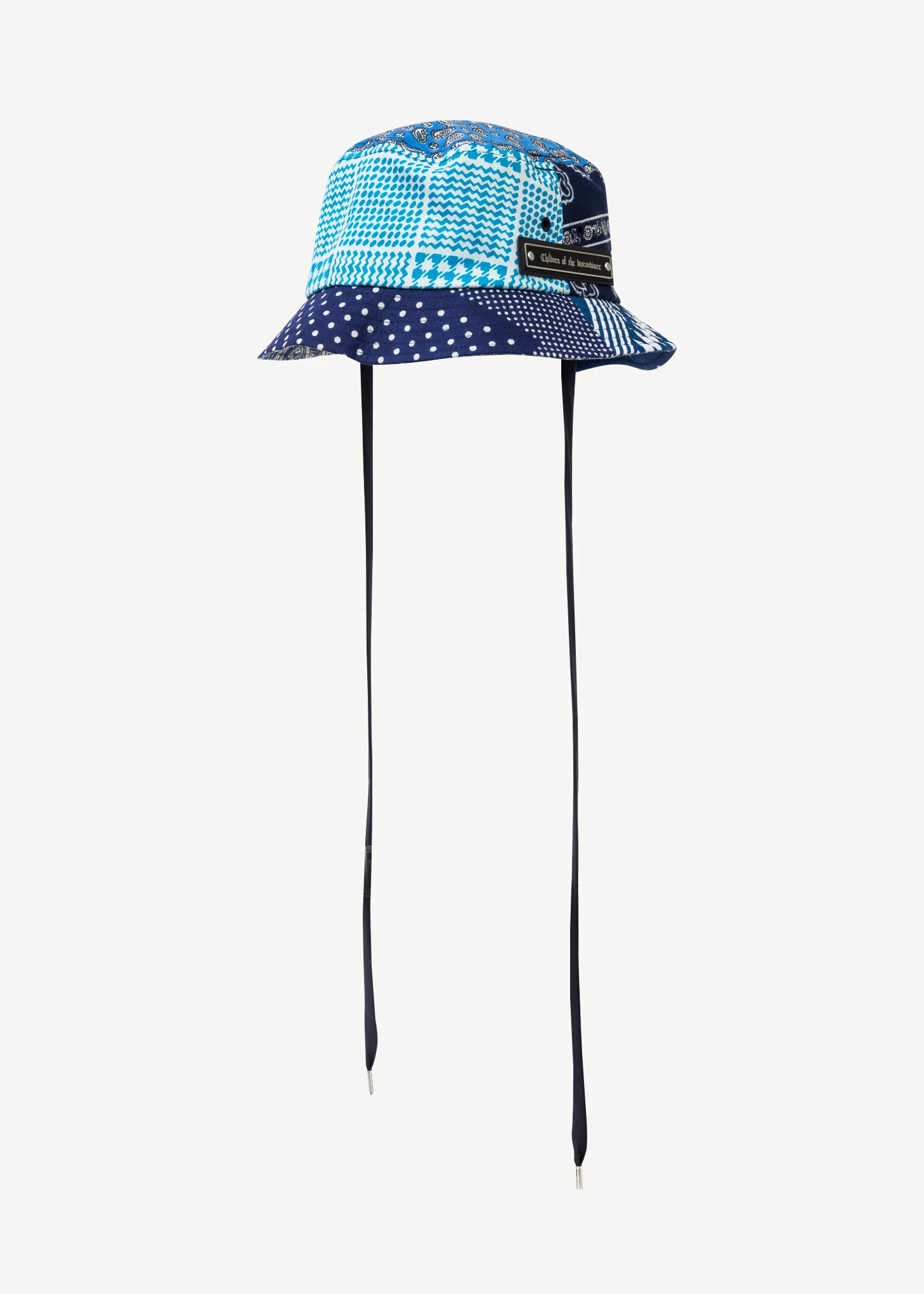 Navy BANDANA BUCKET HAT - Image 3