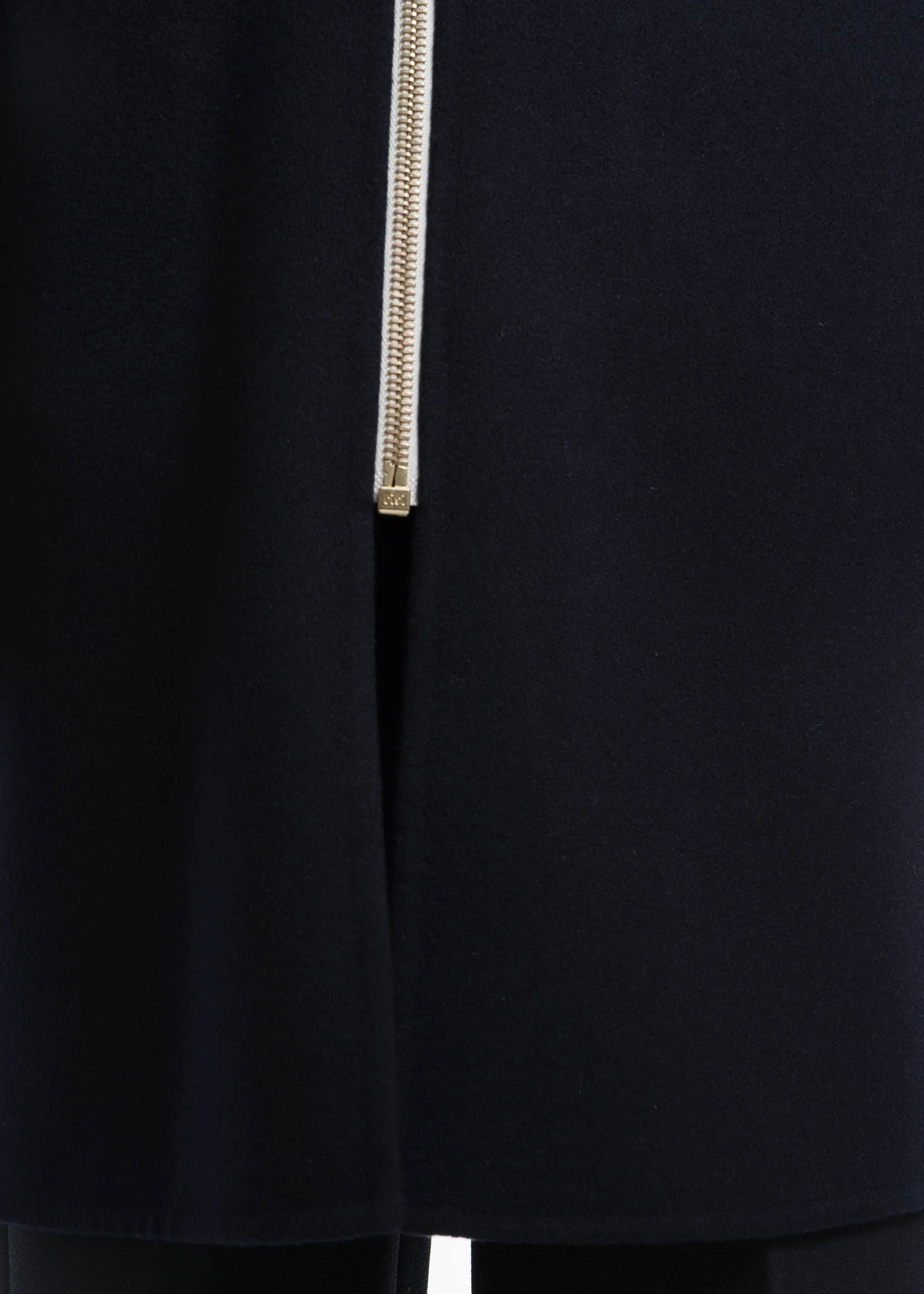 Navy Cashmere Wool Blend Maelis Coat - Image 7