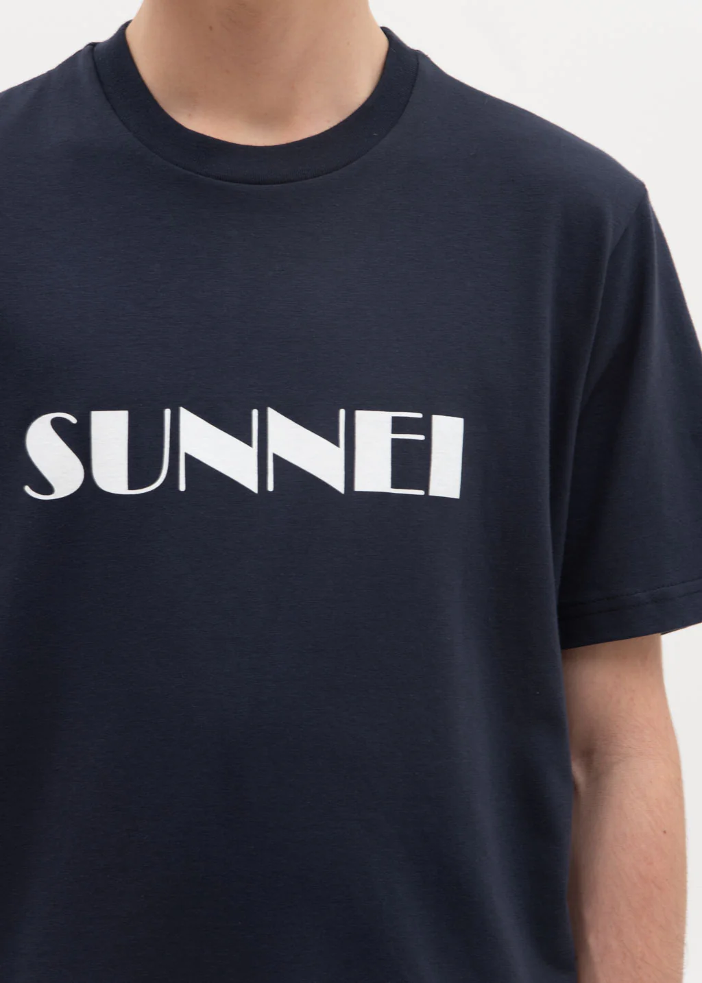 Navy Classic Logo T-Shirt - Image 2