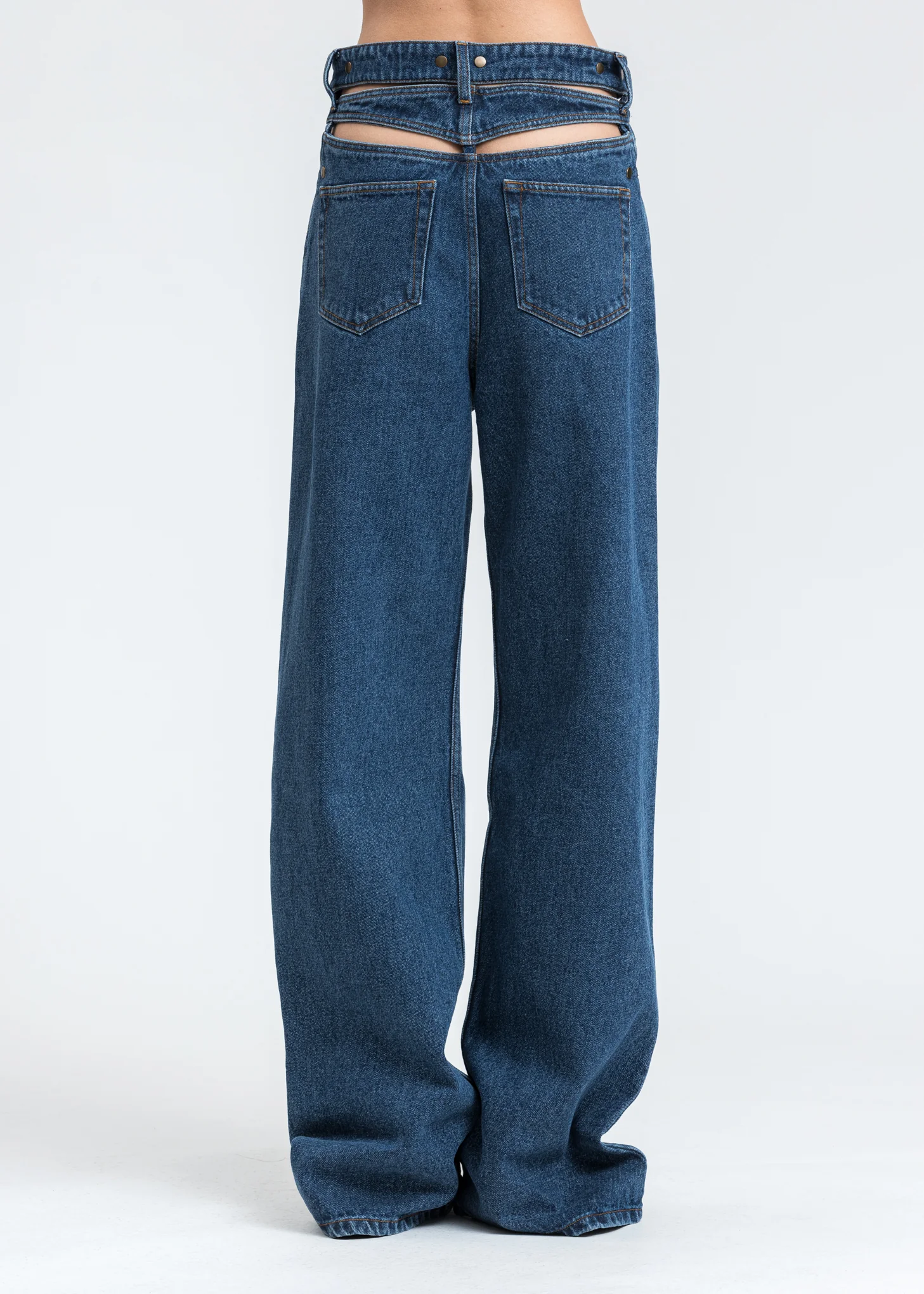 Blue Classic Peep Show Jeans - Image 2