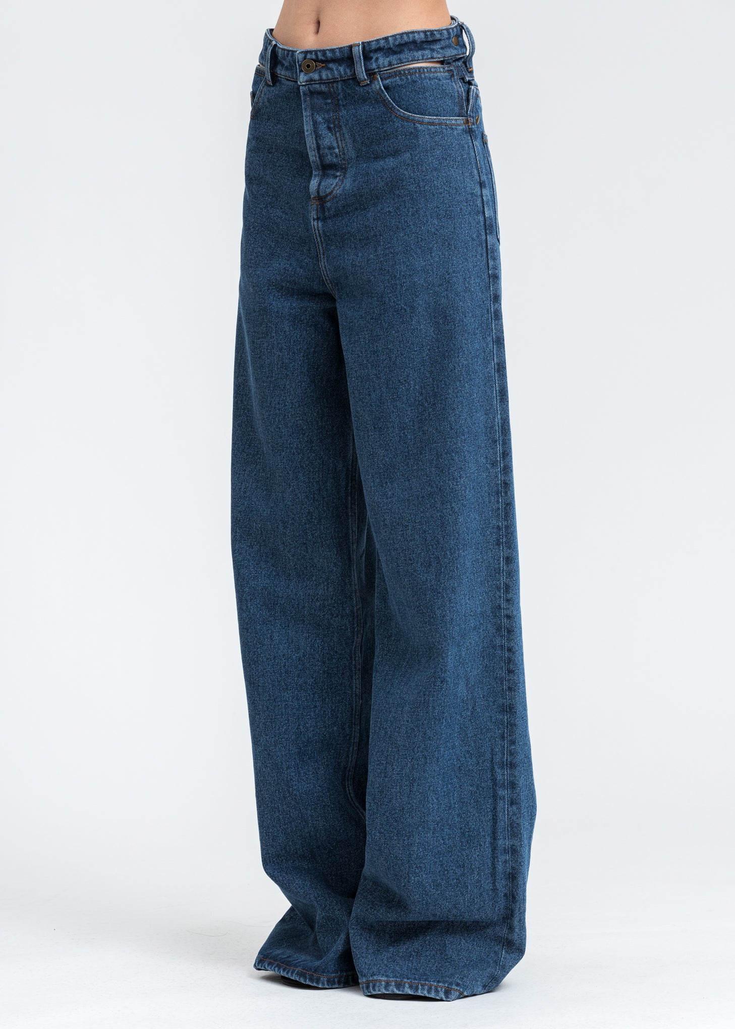 Blue Classic Peep Show Jeans - Image 3
