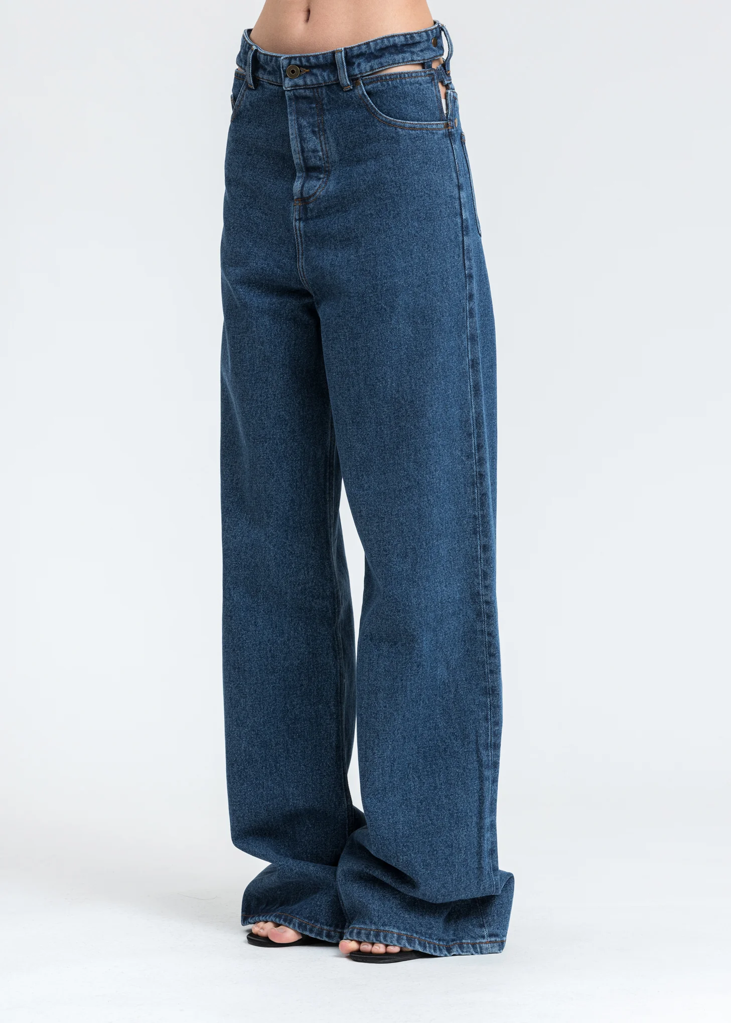 Blue Classic Peep Show Jeans - Image 7