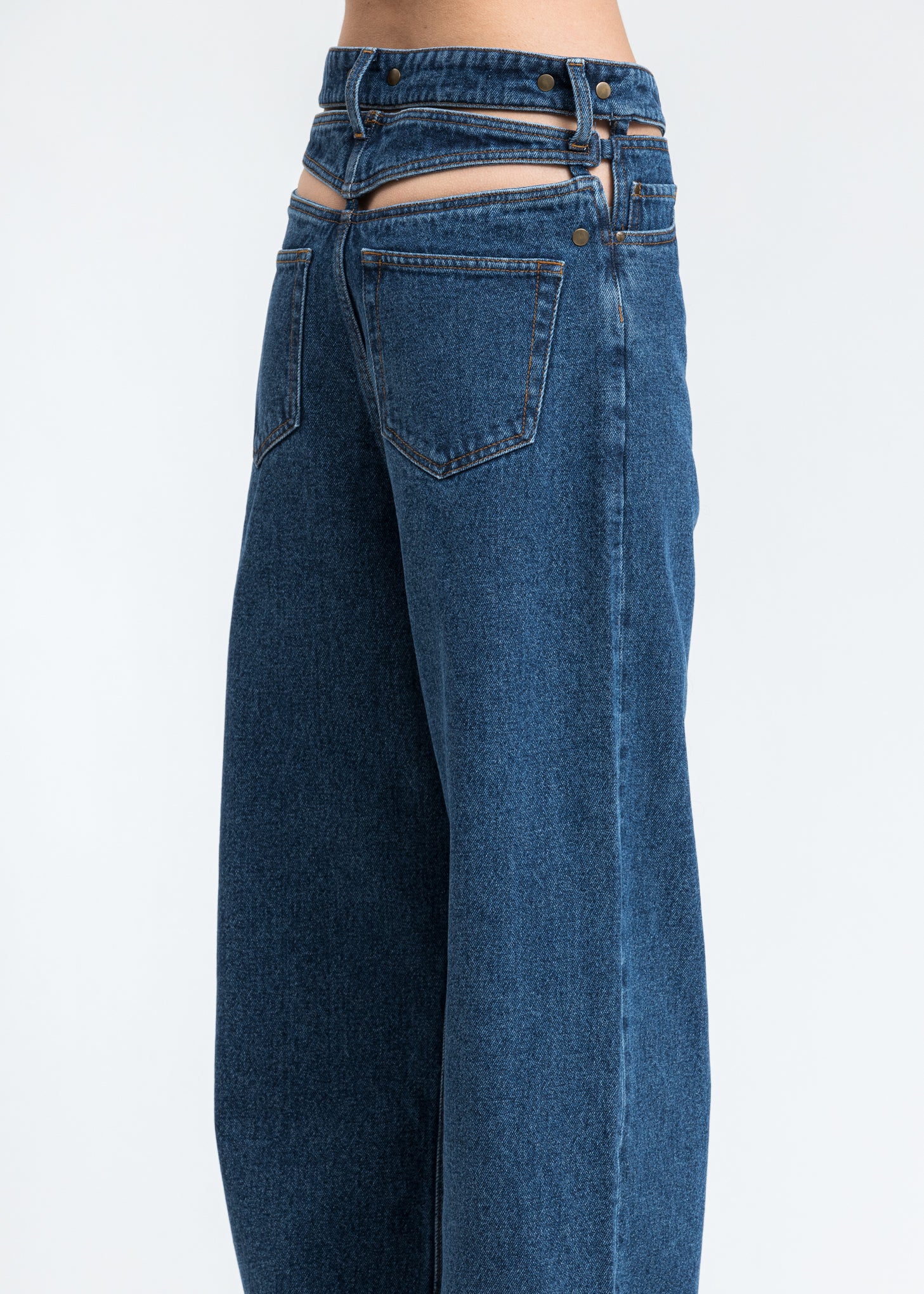 Blue Classic Peep Show Jeans - Image 8