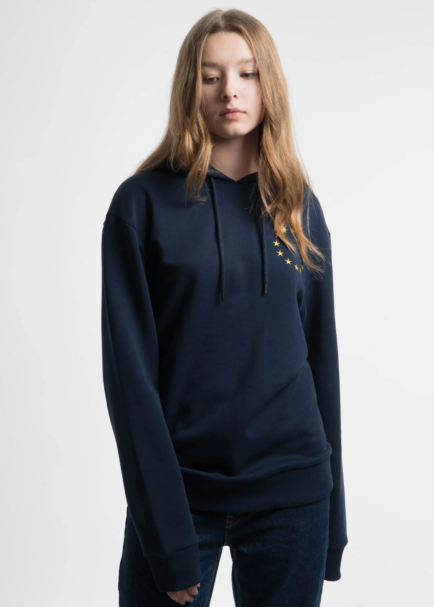 Navy Etoile Europa Hoodie - Image 2