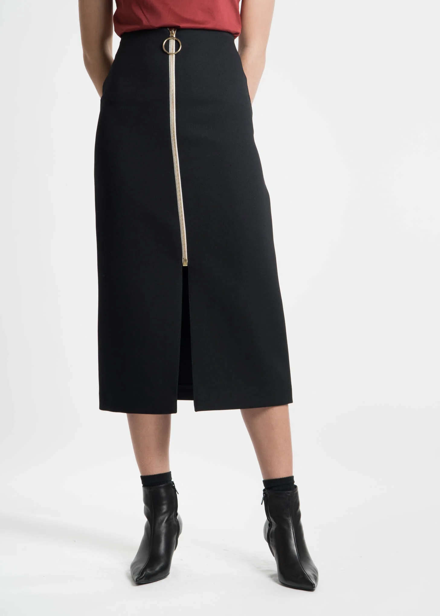 Navy Janisse Skirt