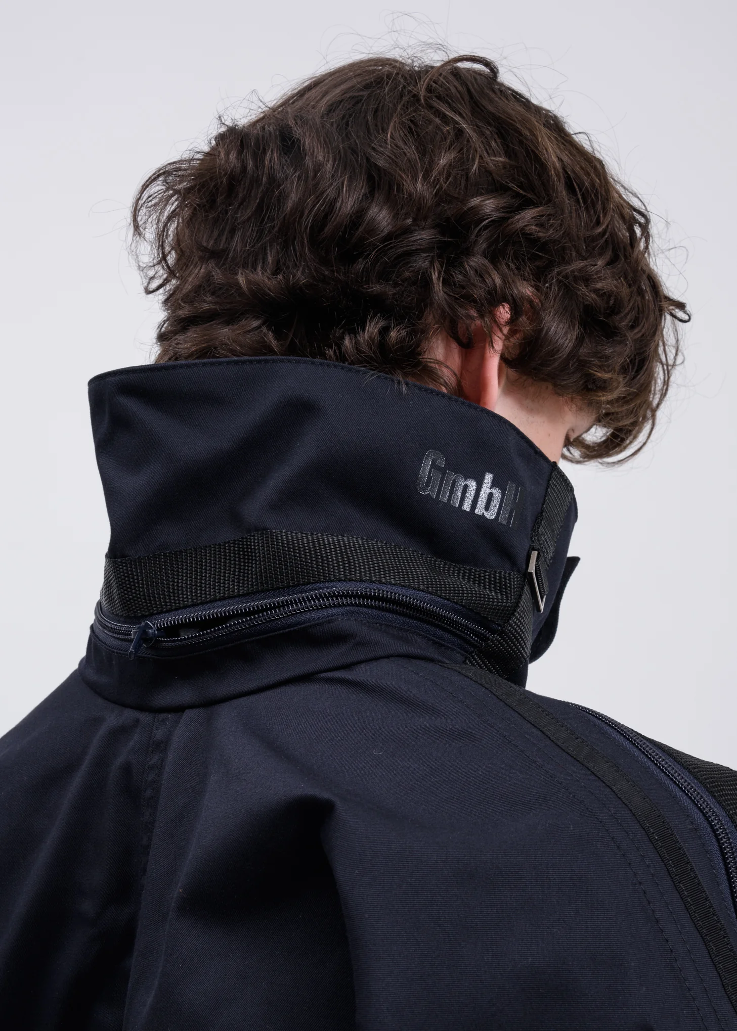 Navy Jeenu Water Proof Rain Jacket - Image 2