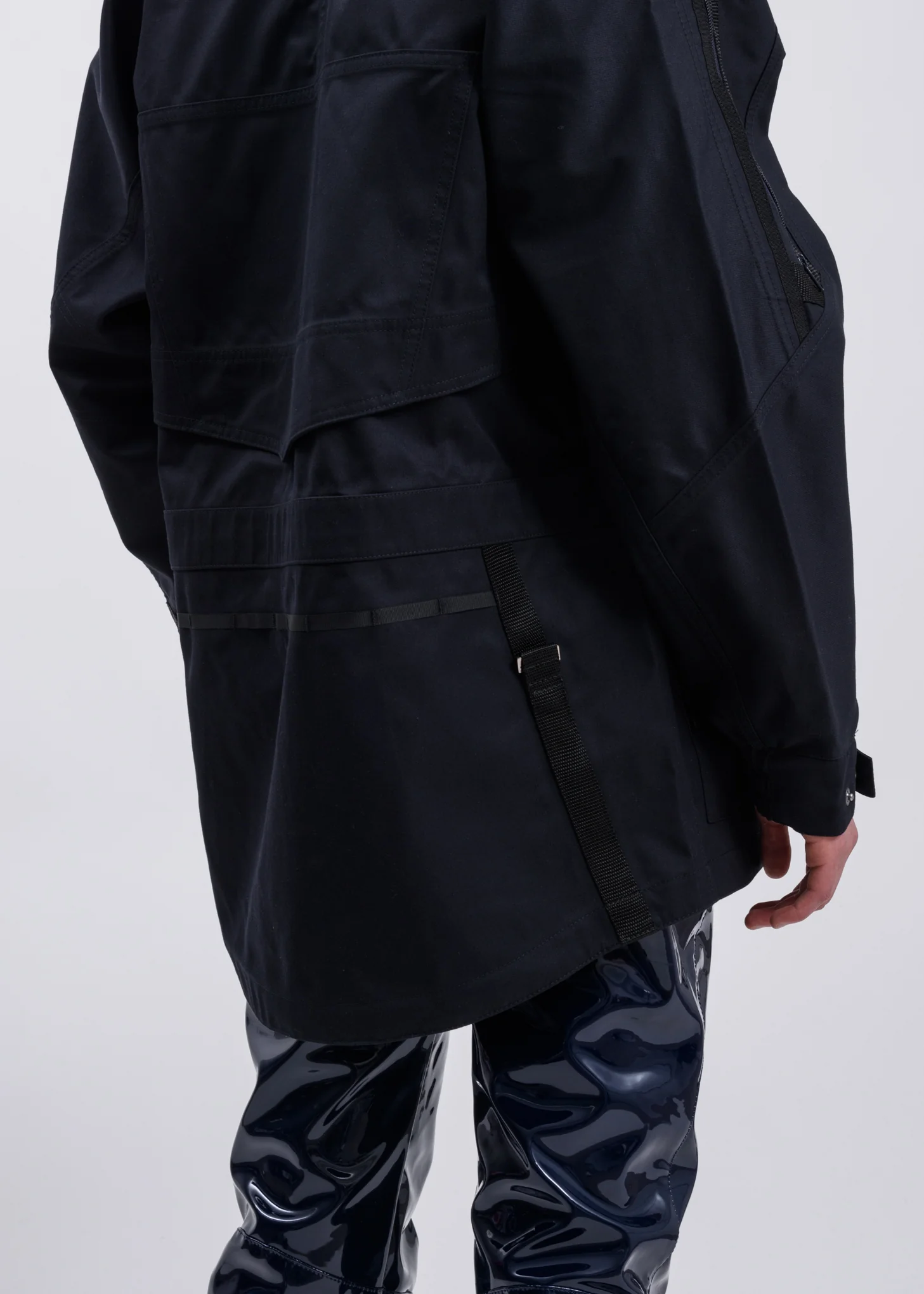 Navy Jeenu Water Proof Rain Jacket - Image 4