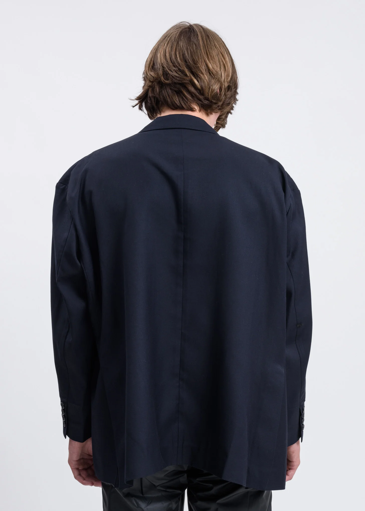 Navy Oversized Jacket - Image 4