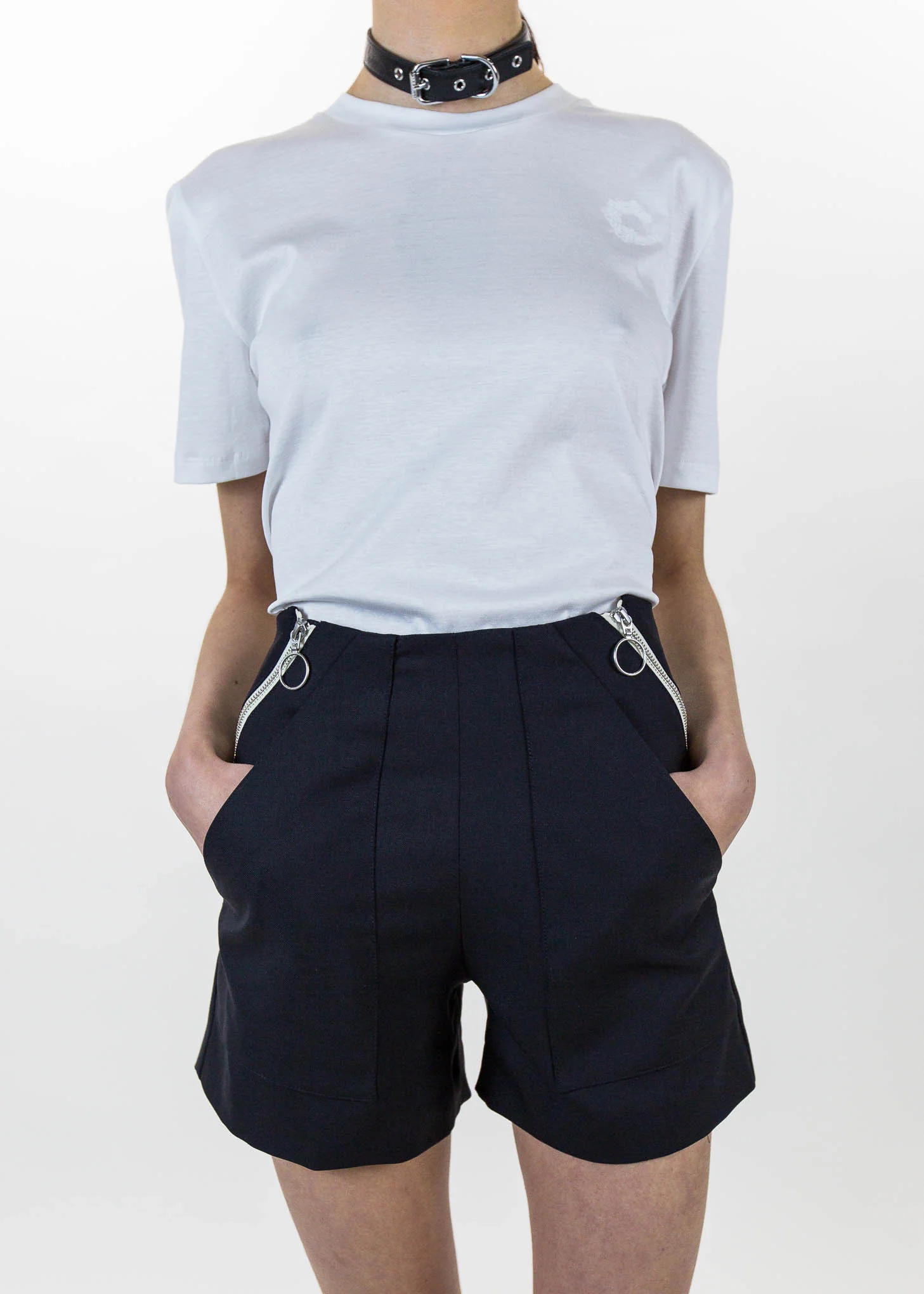 Navy Pavla Shorts - Image 2