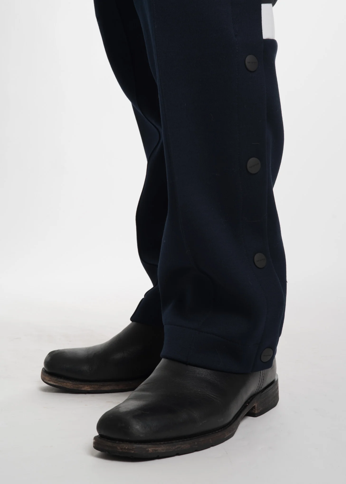 Navy Pierced Jogger - Image 3