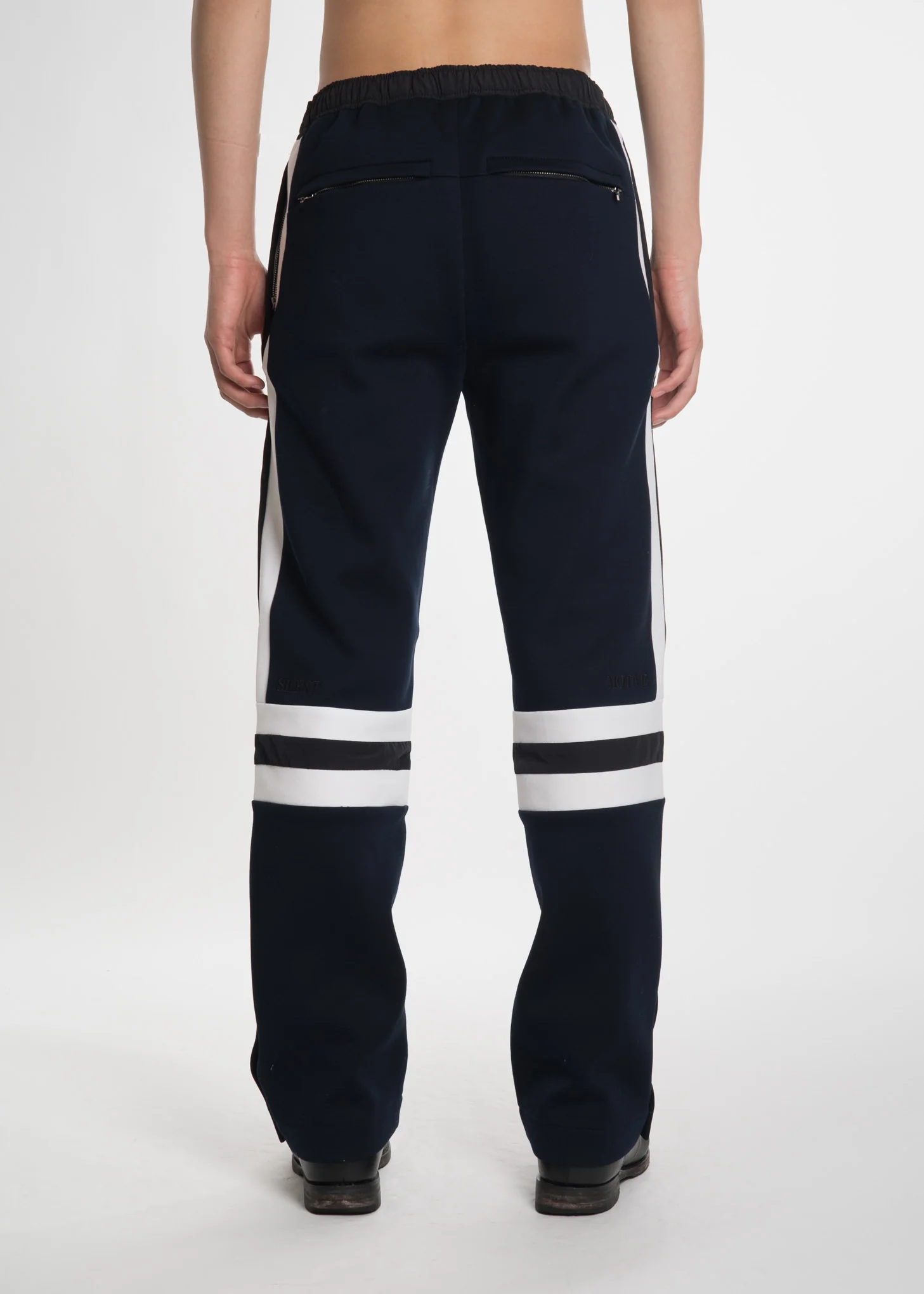 Navy Pierced Jogger - Image 4