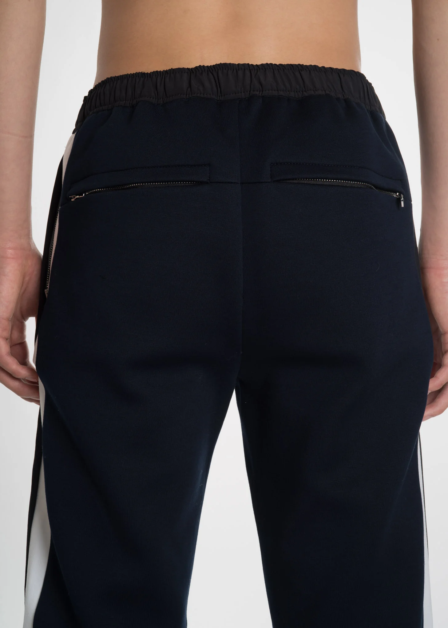 Navy Pierced Jogger - Image 5
