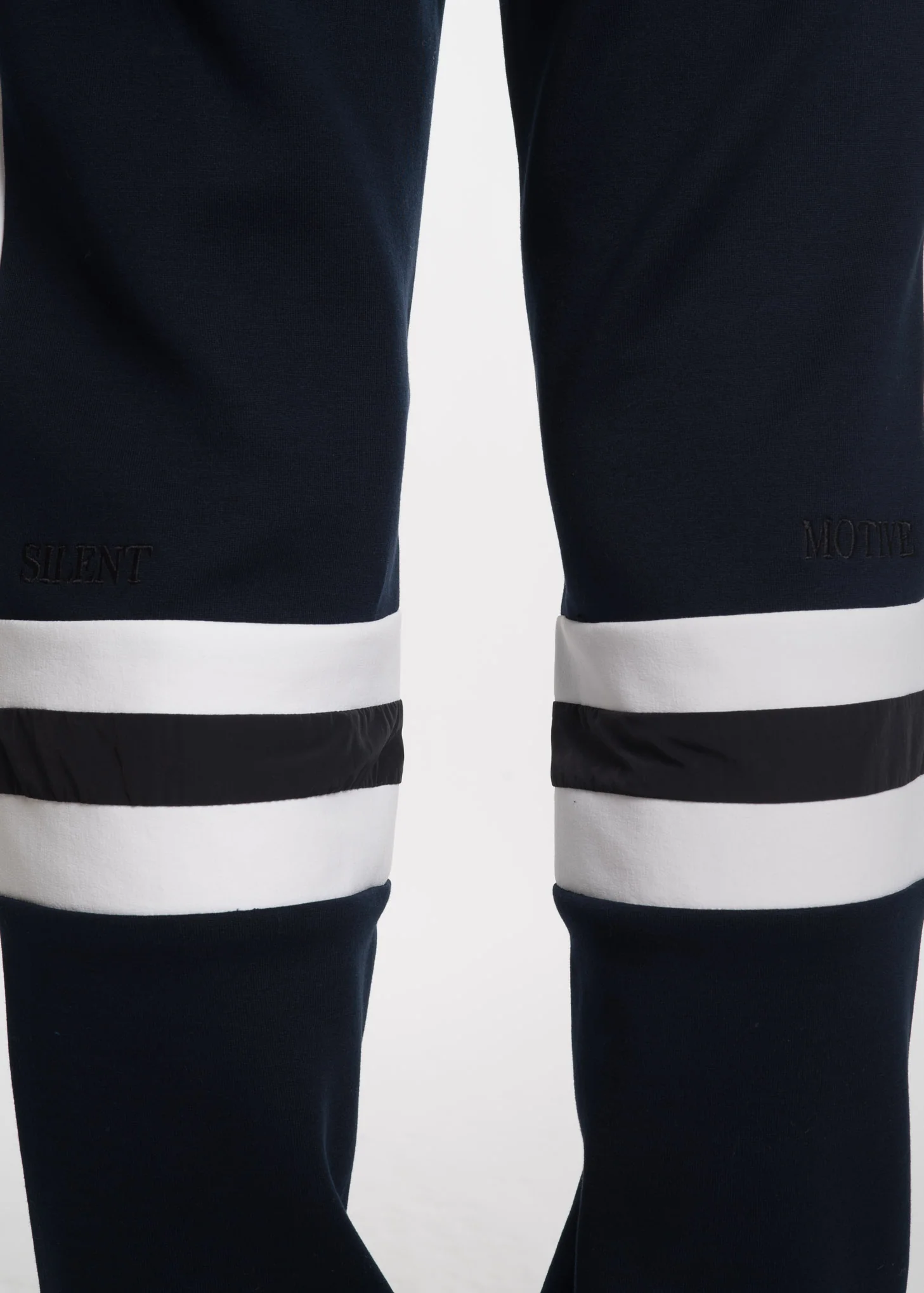 Navy Pierced Jogger - Image 7