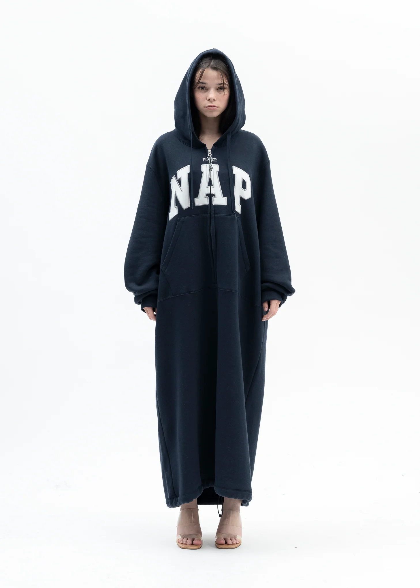 NAVY POWER NAP HOODIE