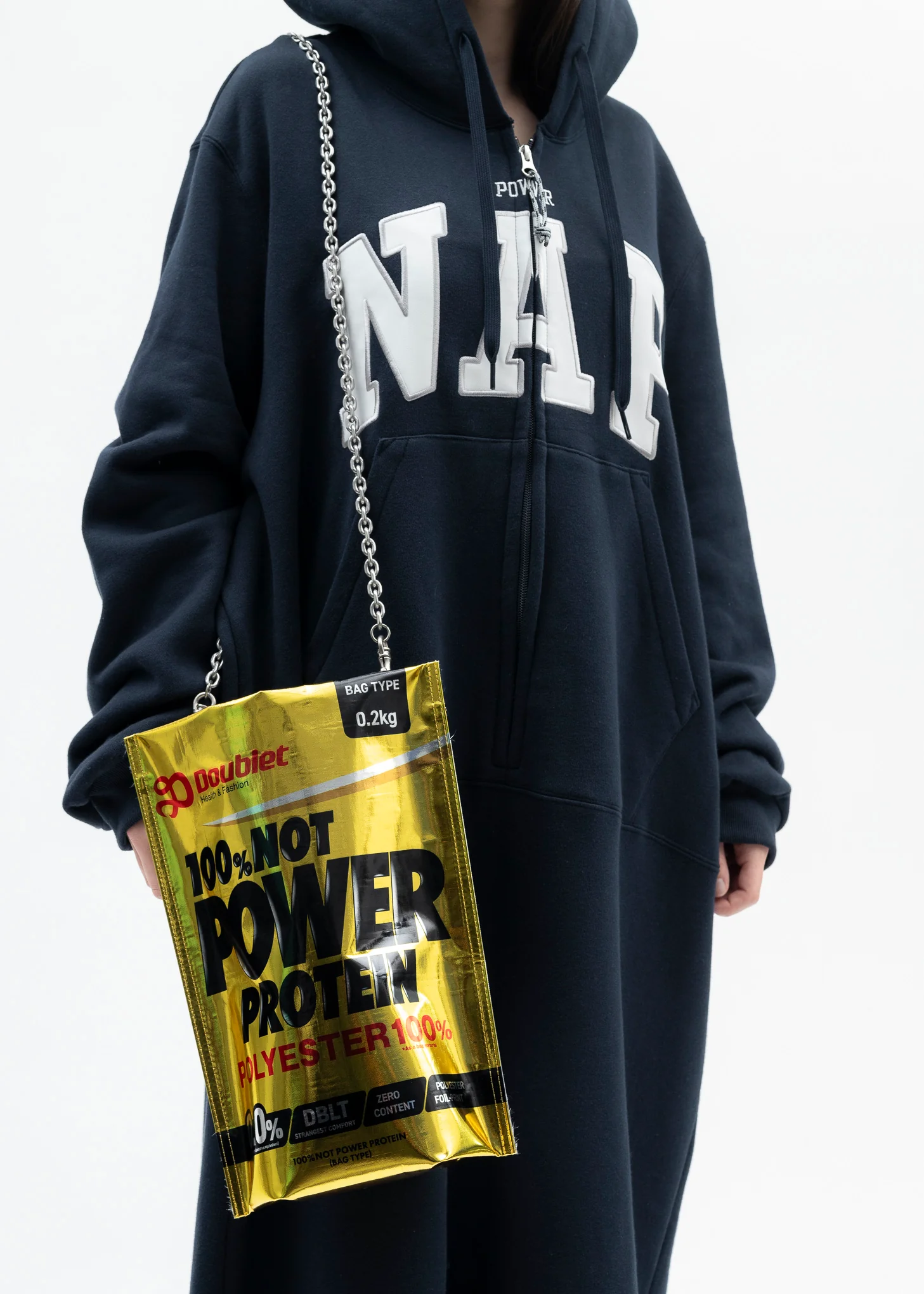 NAVY POWER NAP HOODIE - Image 6