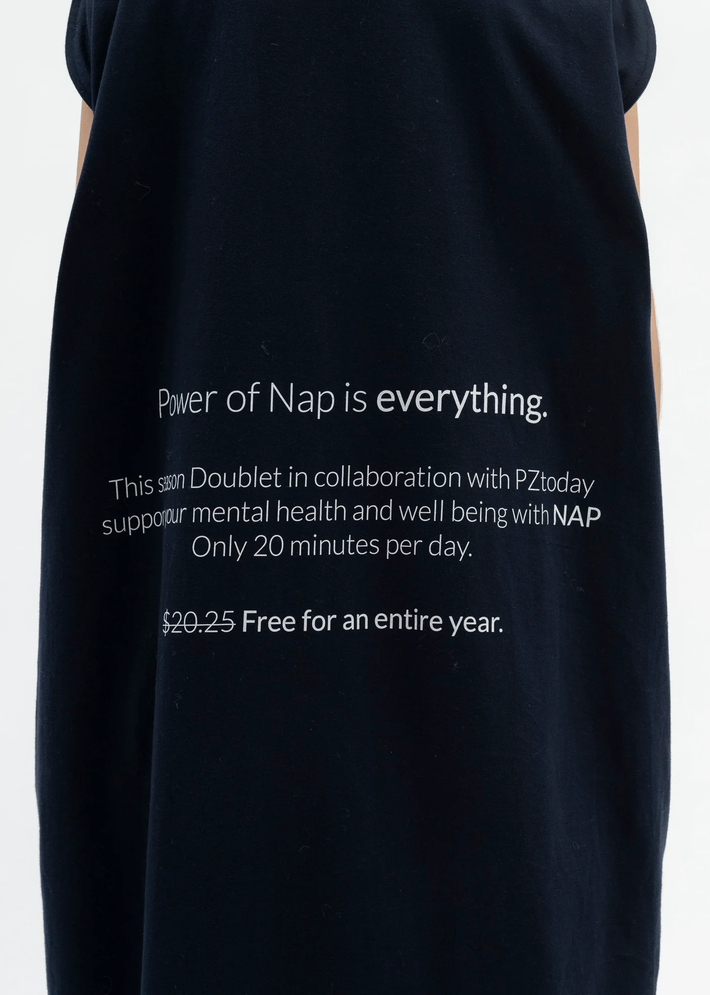 NAVY POWER NAP HOODIE - Image 7