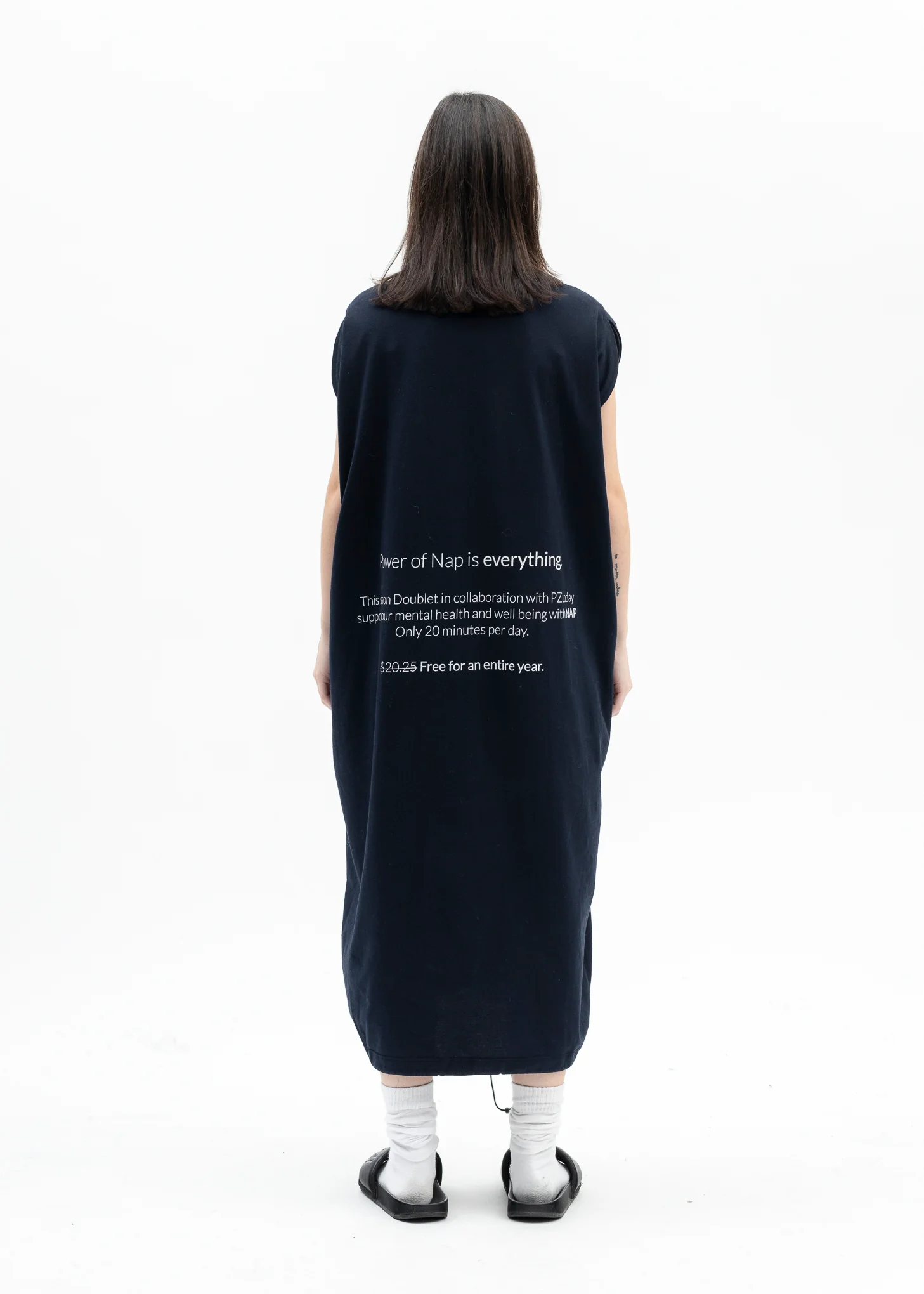 NAVY POWER NAP T-SHIRT - Image 4