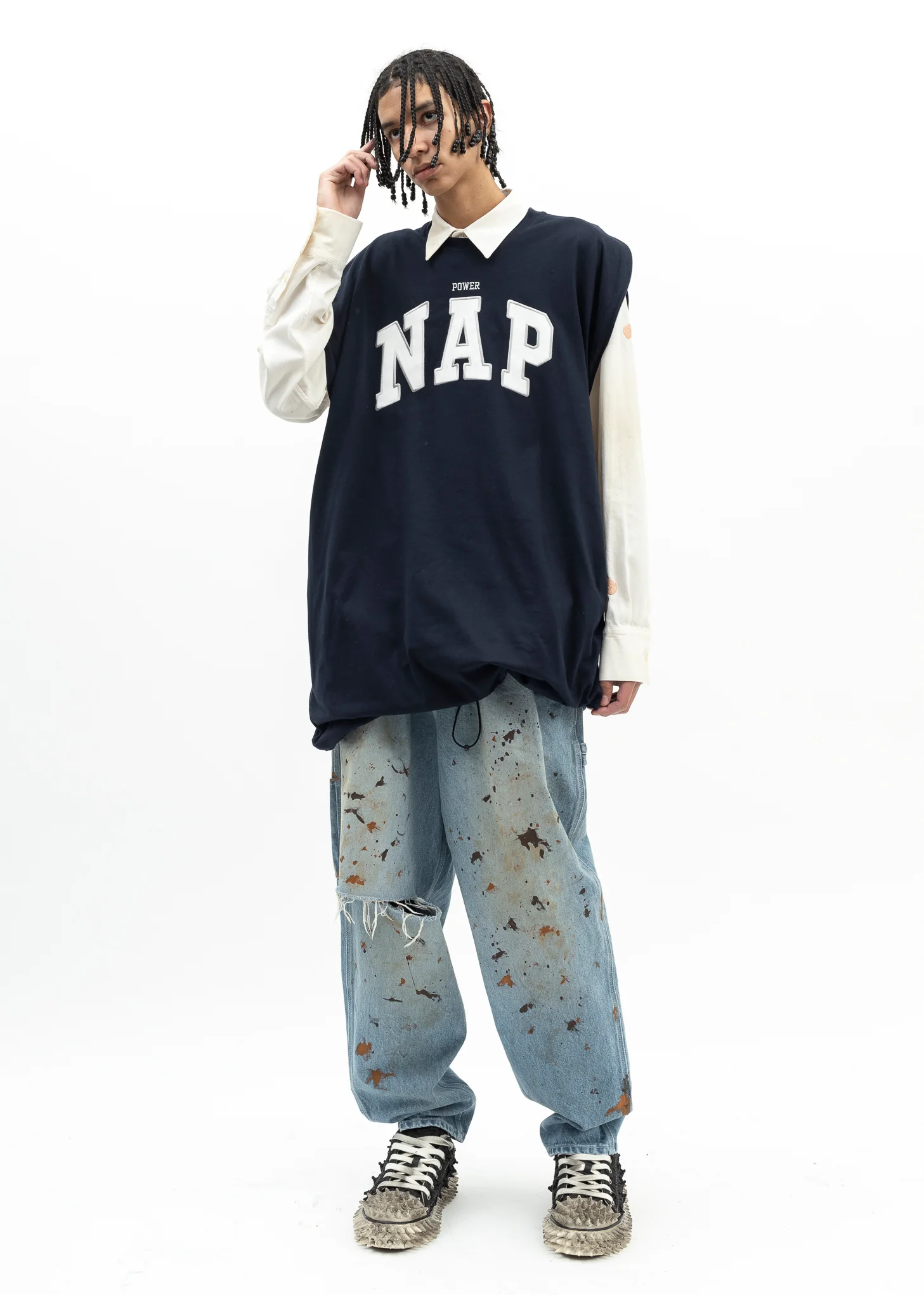 NAVY POWER NAP T-SHIRT - Image 13