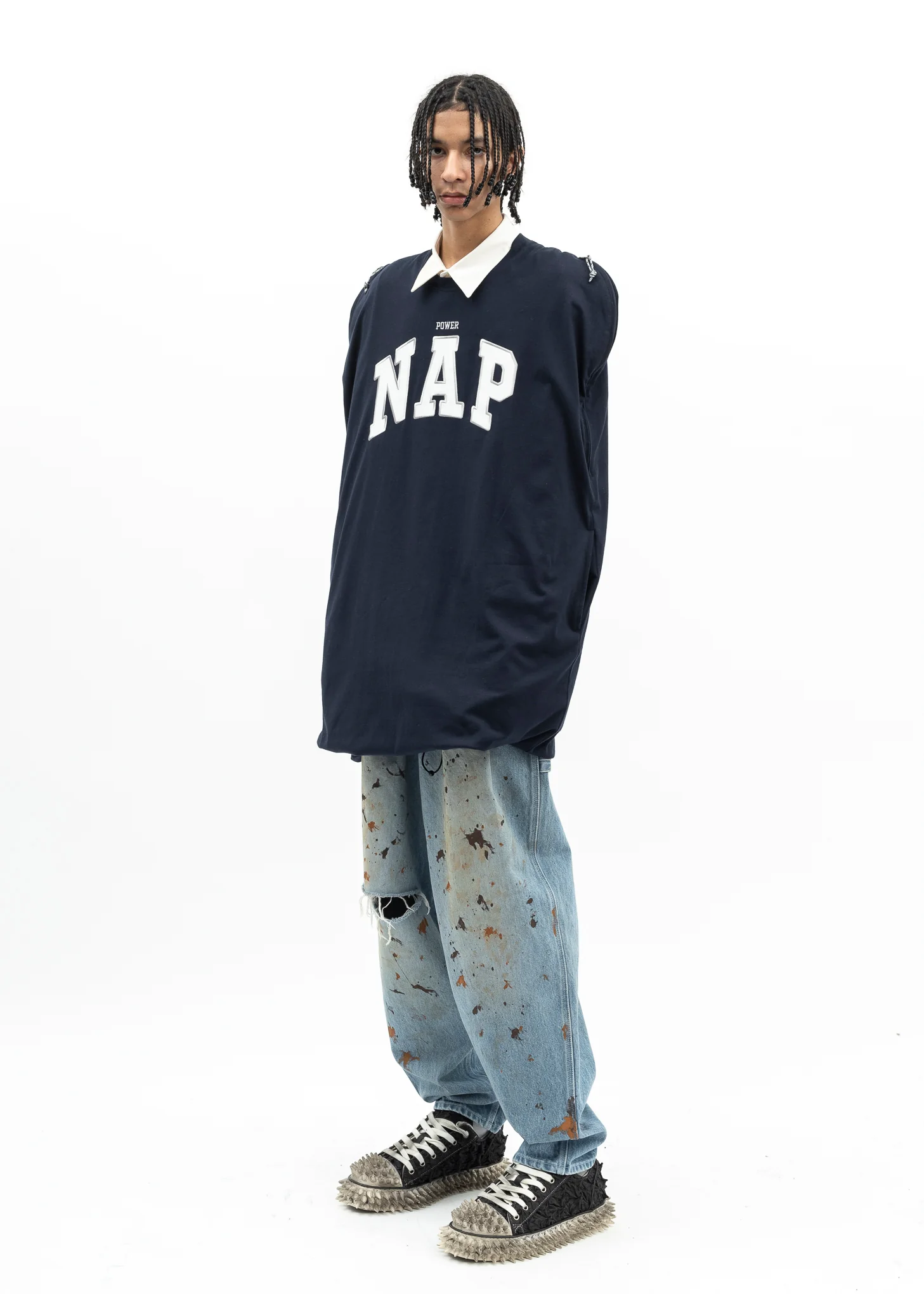 NAVY POWER NAP T-SHIRT - Image 14