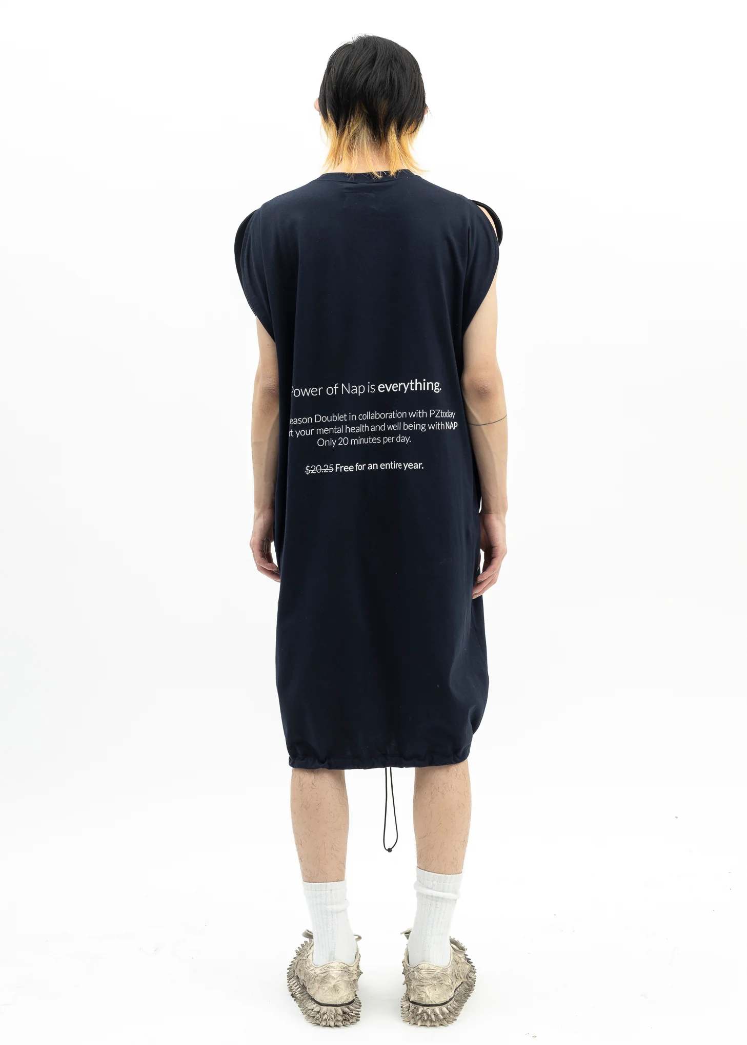 NAVY POWER NAP T-SHIRT - Image 3