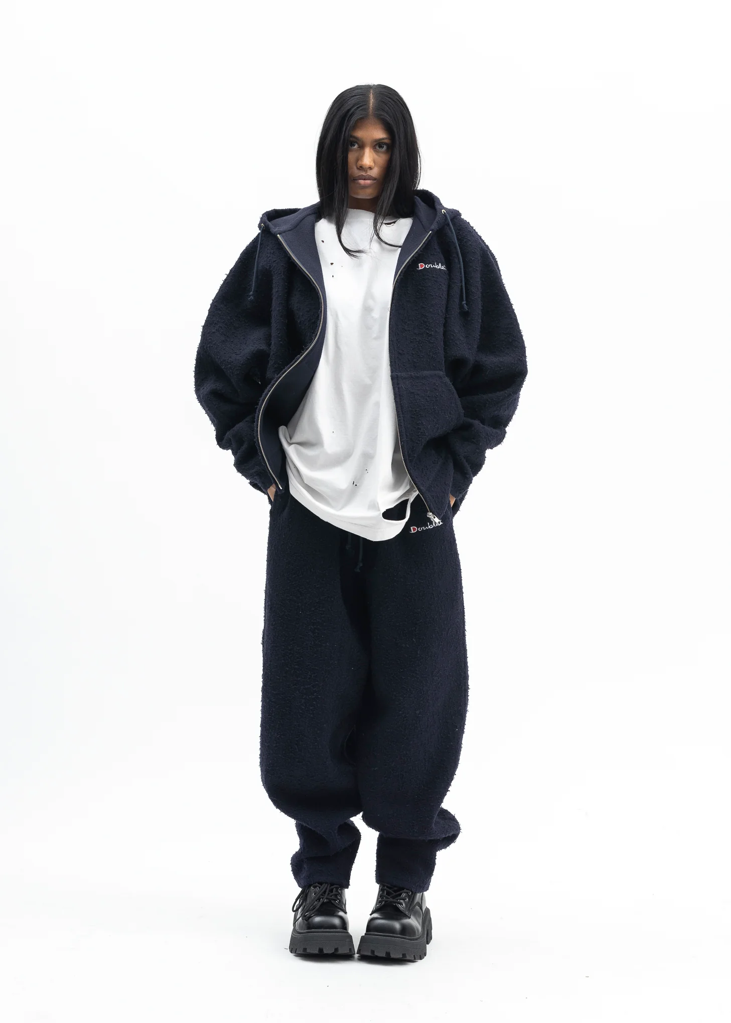 NAVY REVERSIBLE SEWING PANTS - Image 5