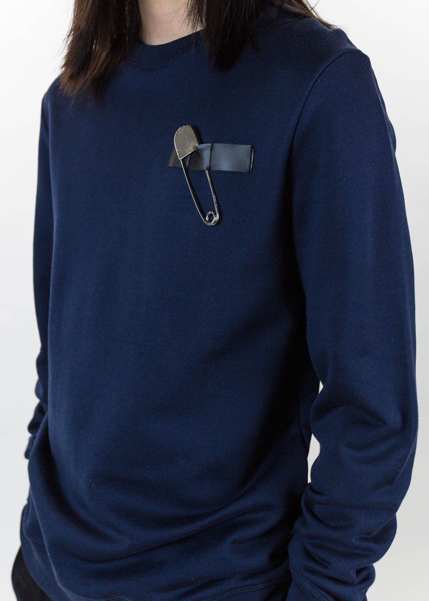 Navy Rogue Pin Sweatshirt - Image 2
