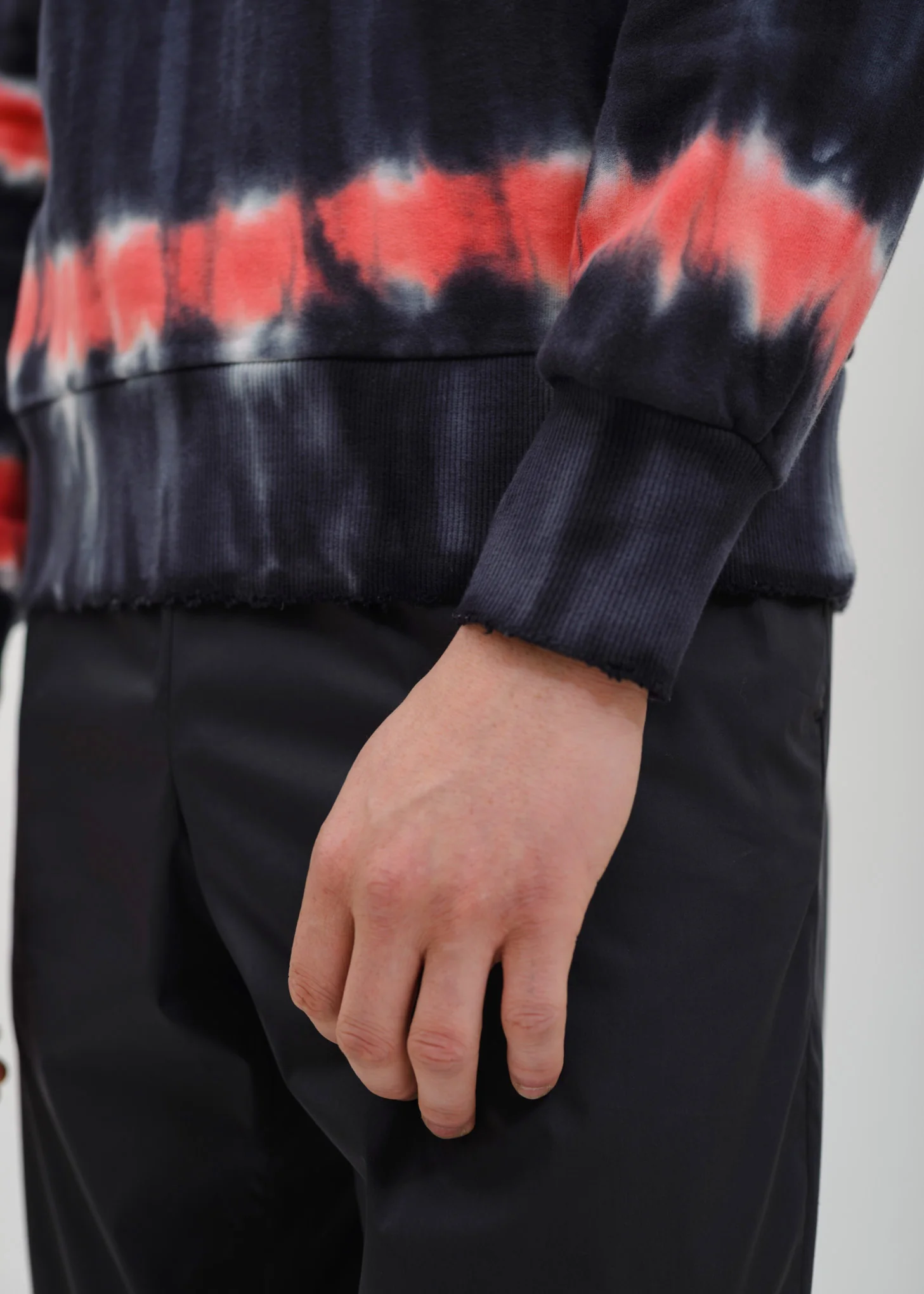 Navy Sevan Striped Sweatshirt - Image 2