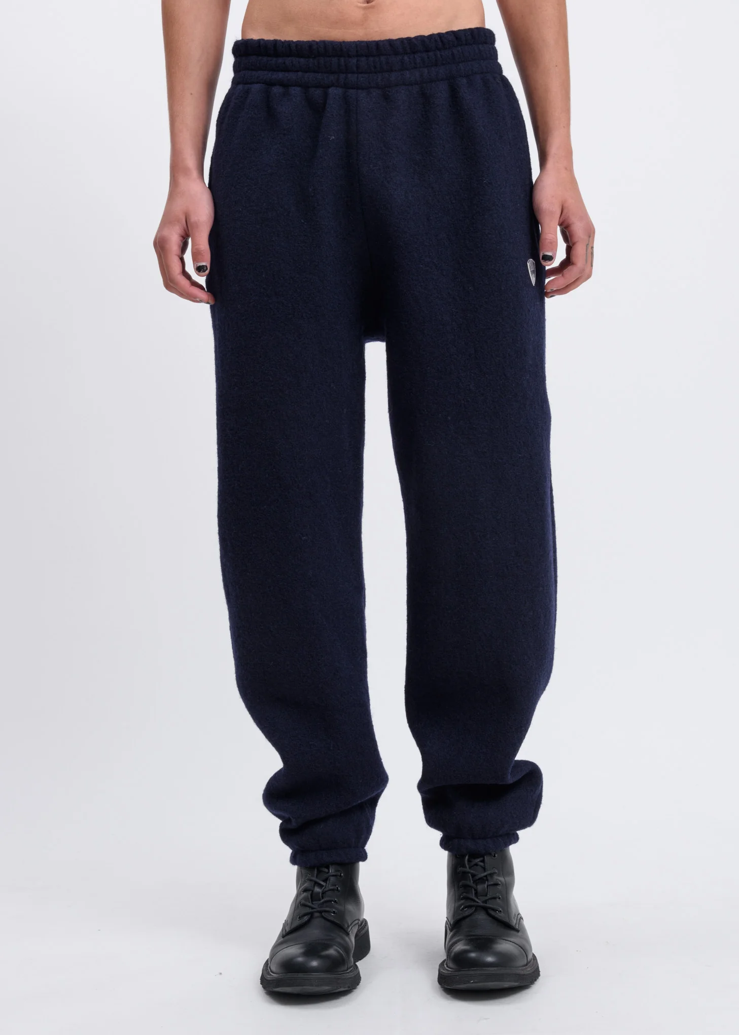 Navy Stein Jogging Trouser w/ Shield Logo