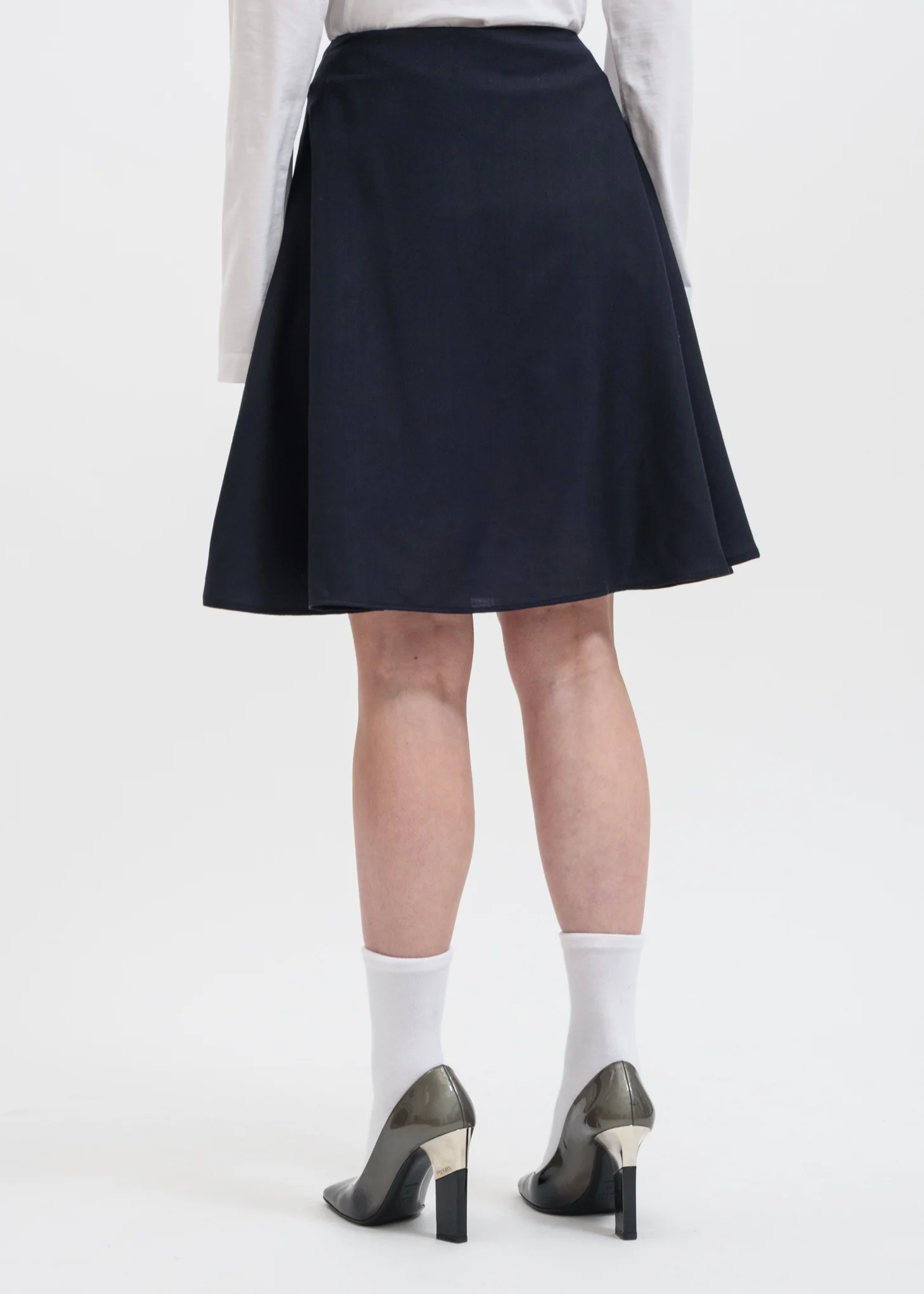 Navy Steps Skirt - Image 2