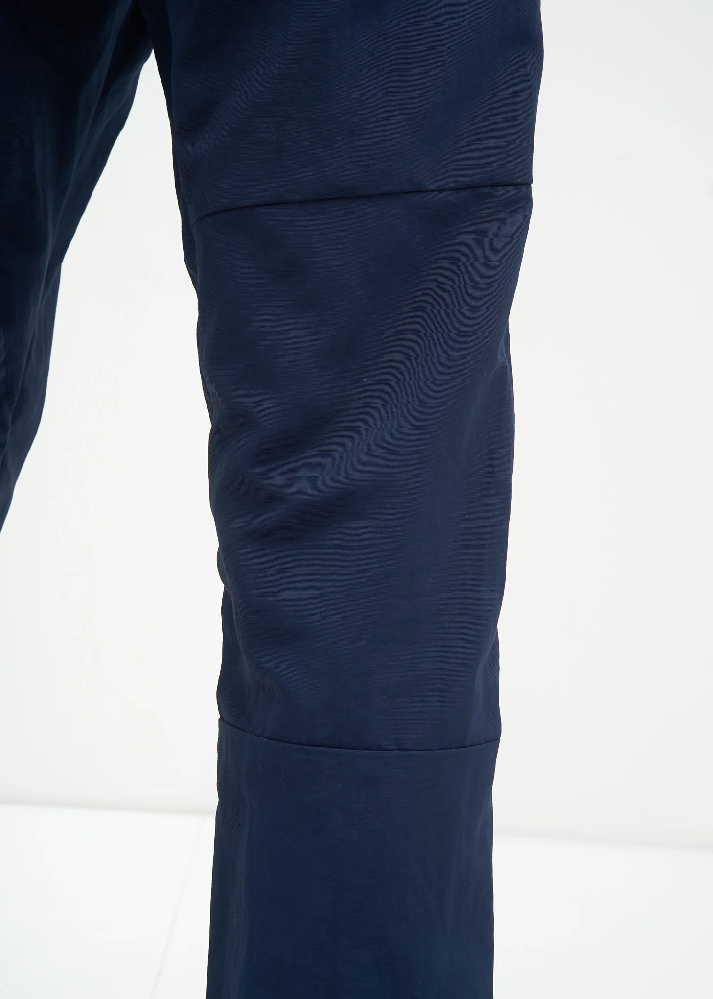 Navy Nylon Track Pant - Image 4