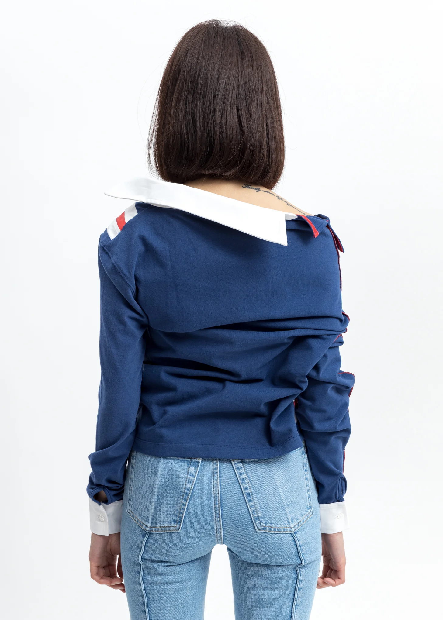 Navy Twisted Polo - Image 2