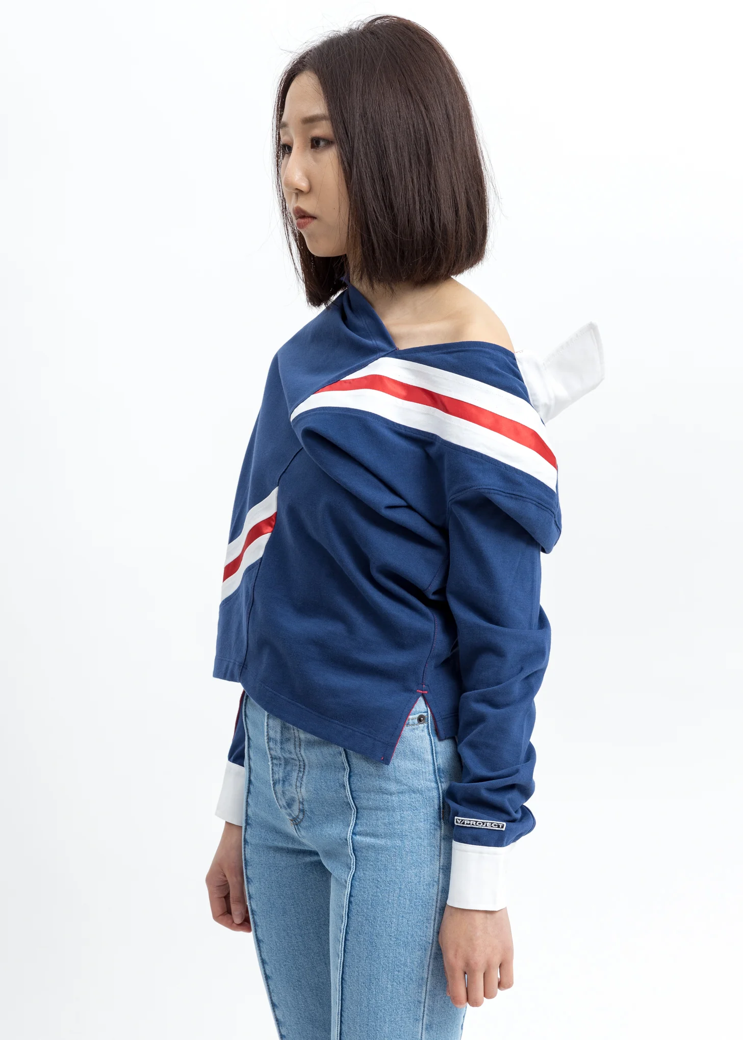 Navy Twisted Polo - Image 3
