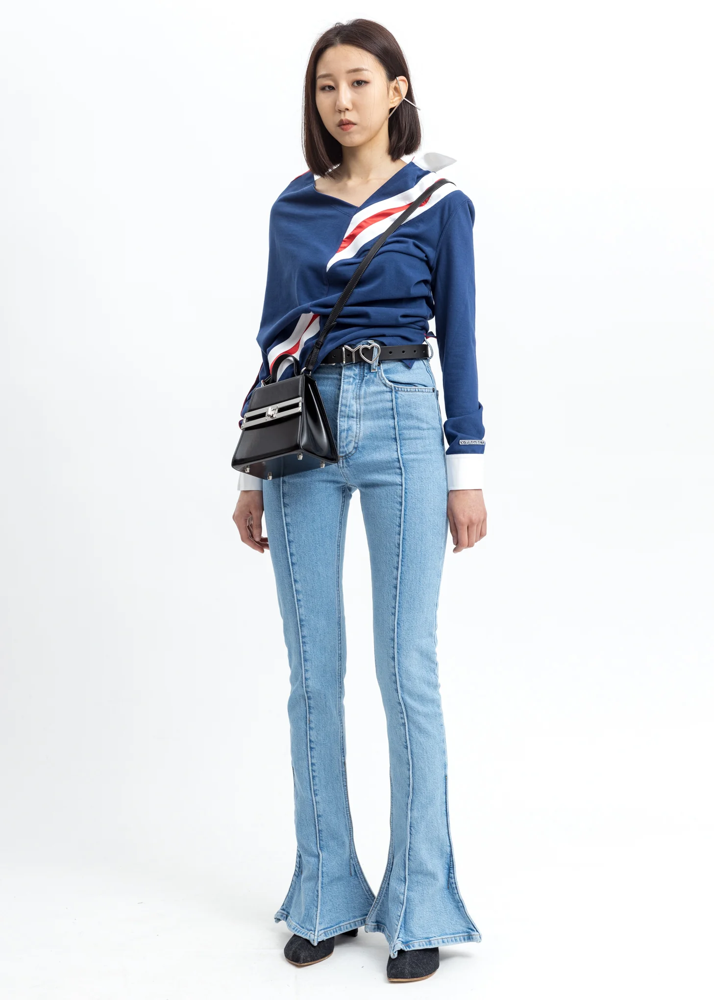 Navy Twisted Polo - Image 6