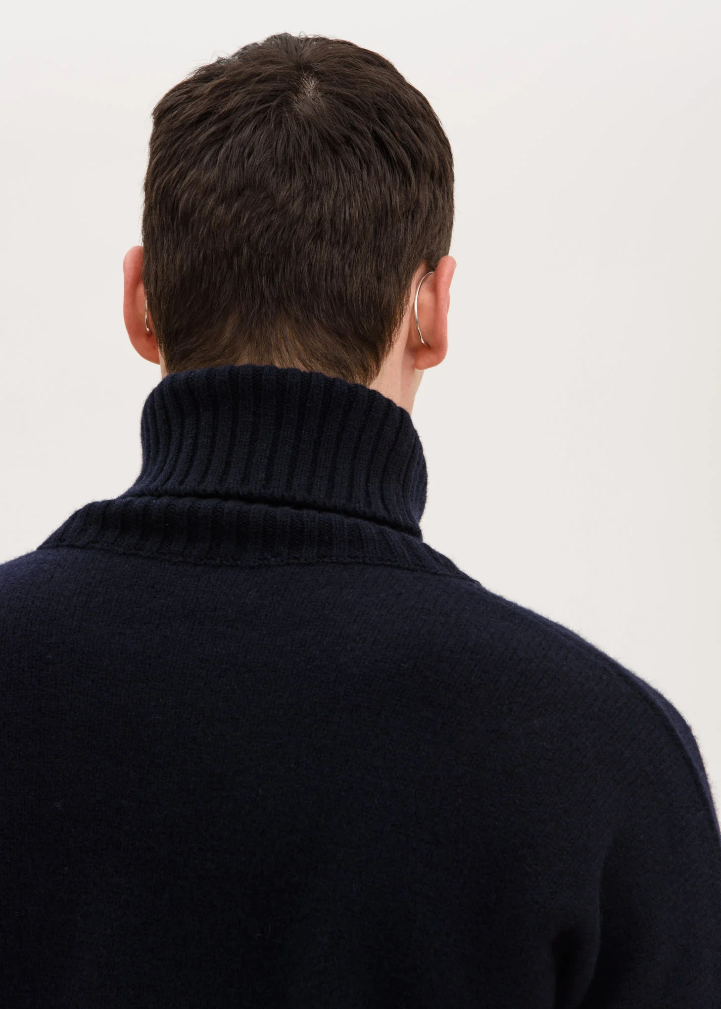 Navy Windy Knit Turtleneck - Image 6