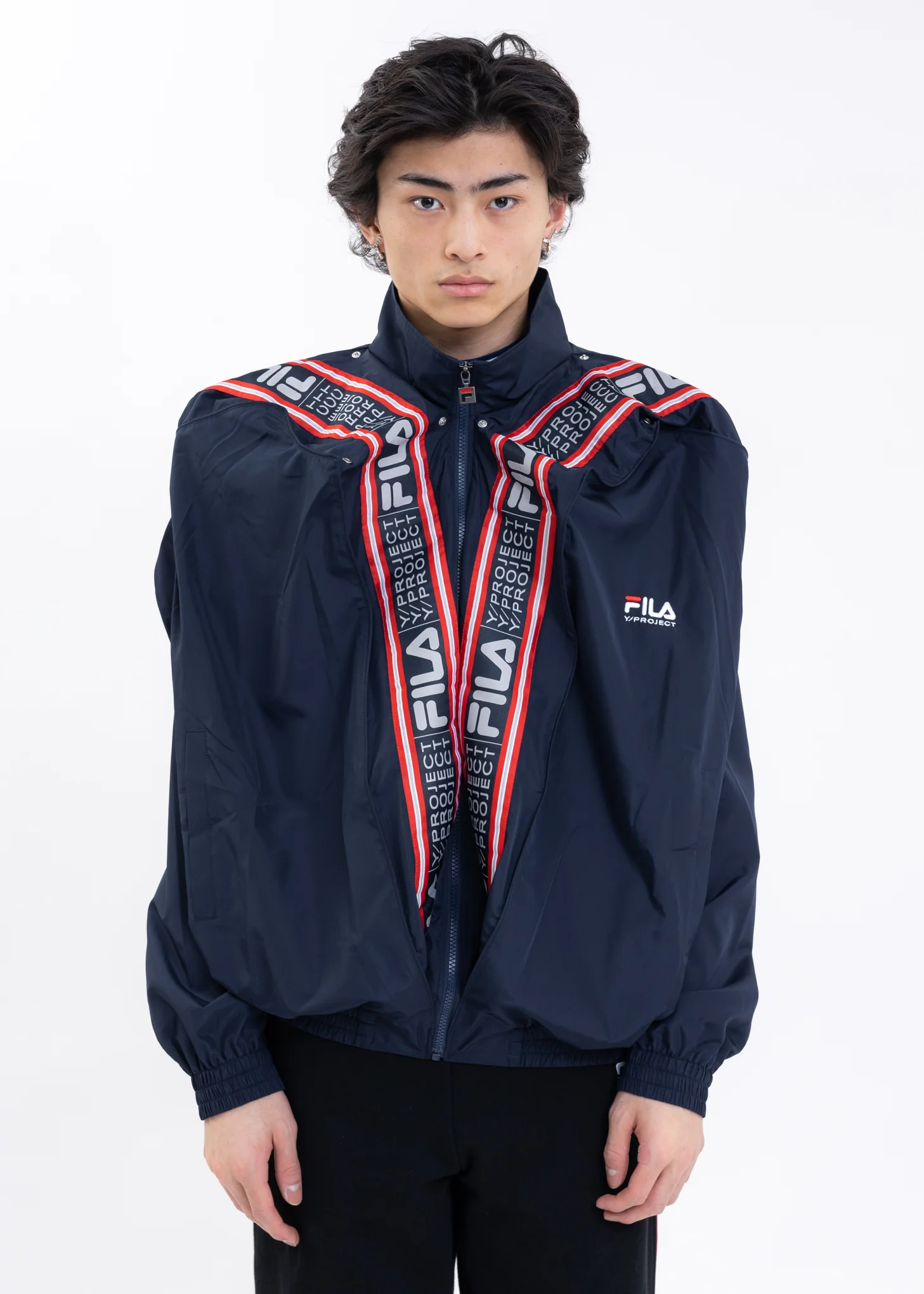 Navy Y/PROJECT X FILA POP UP Track Jacket